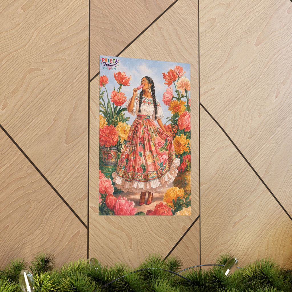Paleta Señorita Art Print Poster