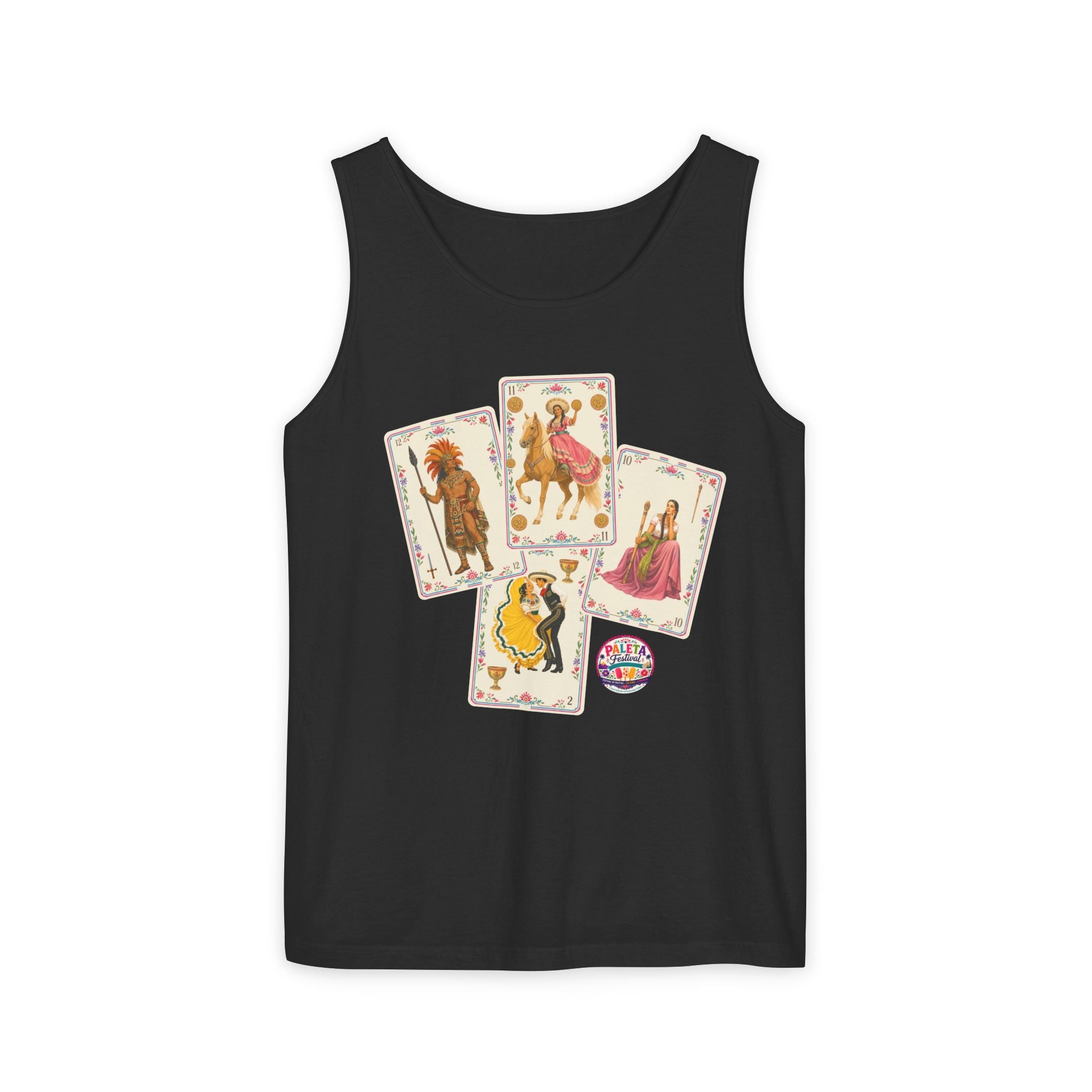 Mexican Baraja–Inspired Collection Art Tank Top