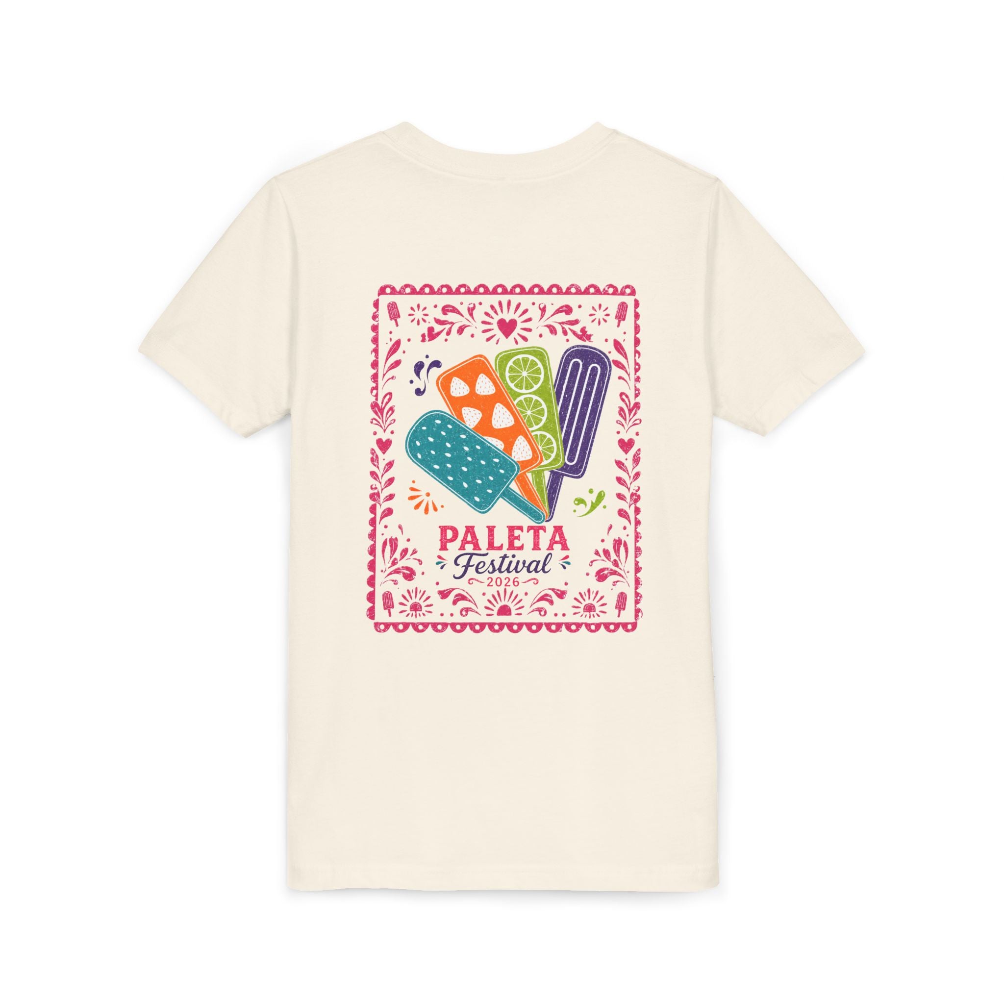 Youth Paleta Festival T‑Shirt — Colorful Mexican Popsicle Graphic Tee