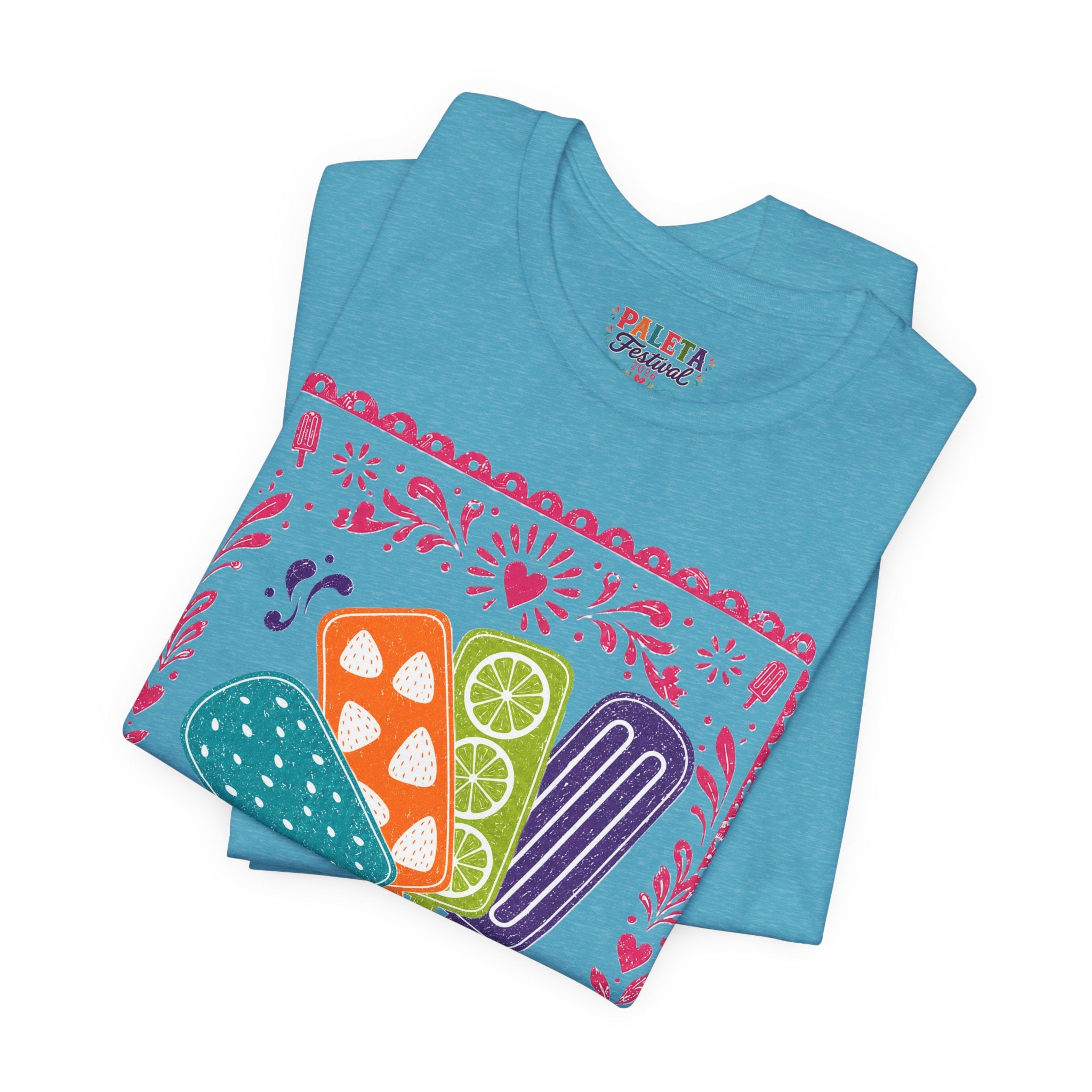 Paleta Festival Graphic Tee — Colorful Mexican Popsicle Shirt