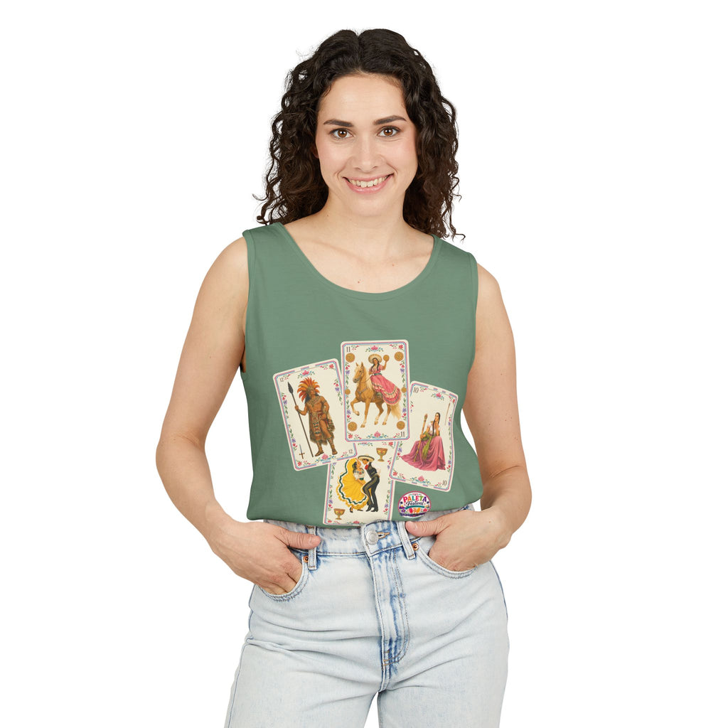 Mexican Baraja–Inspired Collection Art Tank Top