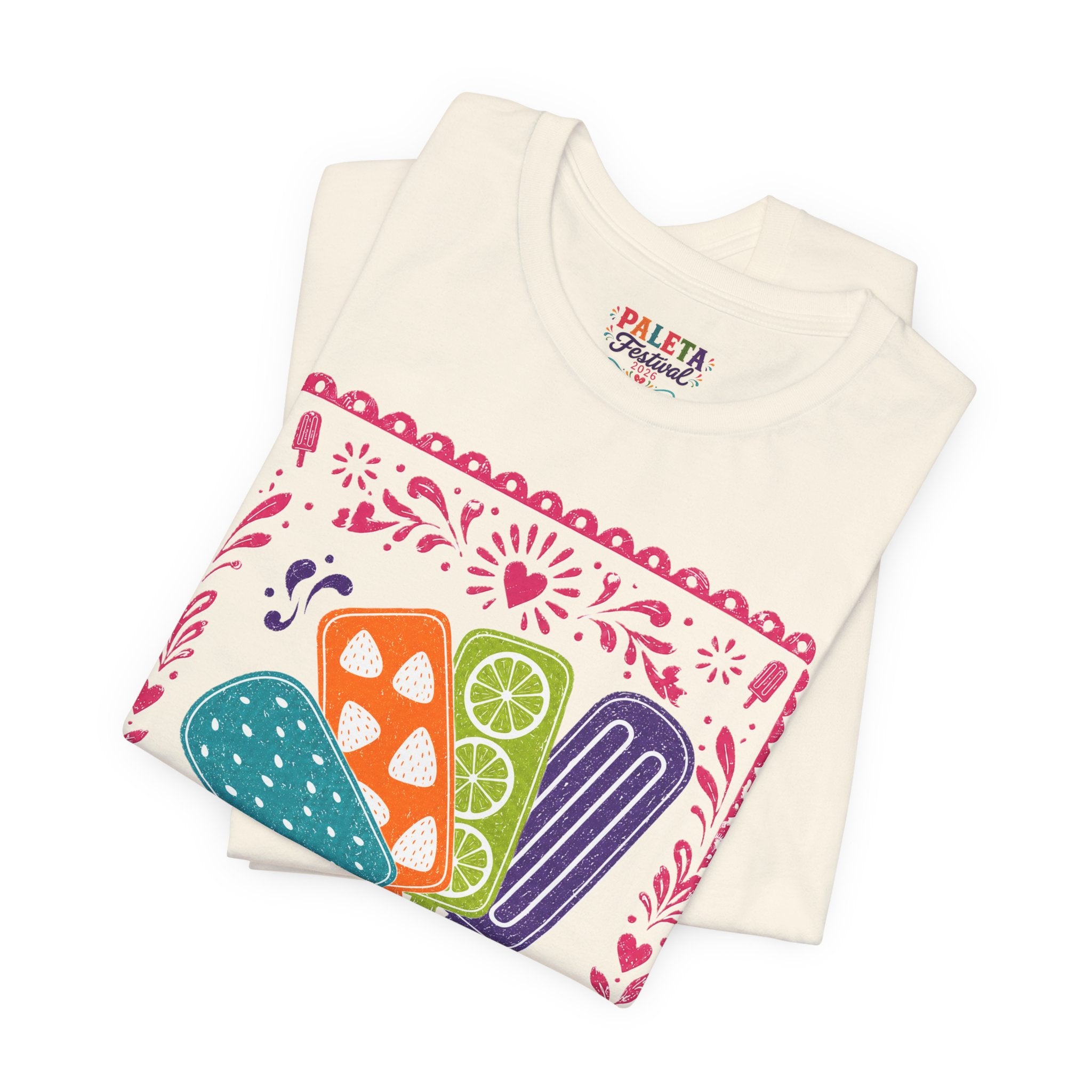 Paleta Festival Graphic Tee — Colorful Mexican Popsicle Shirt