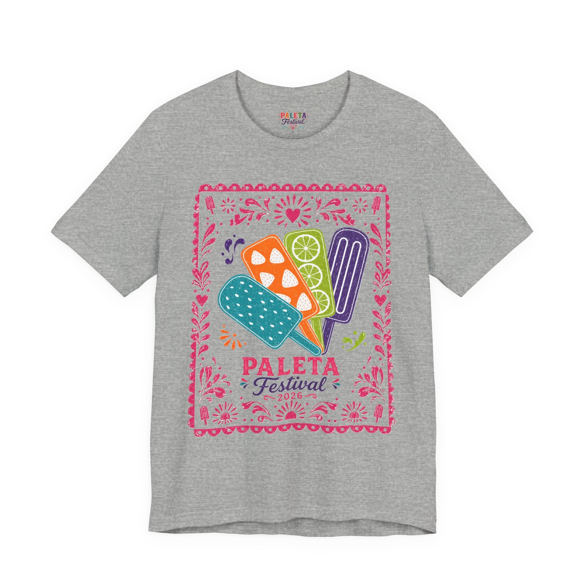 Paleta Festival Graphic Tee — Colorful Mexican Popsicle Shirt