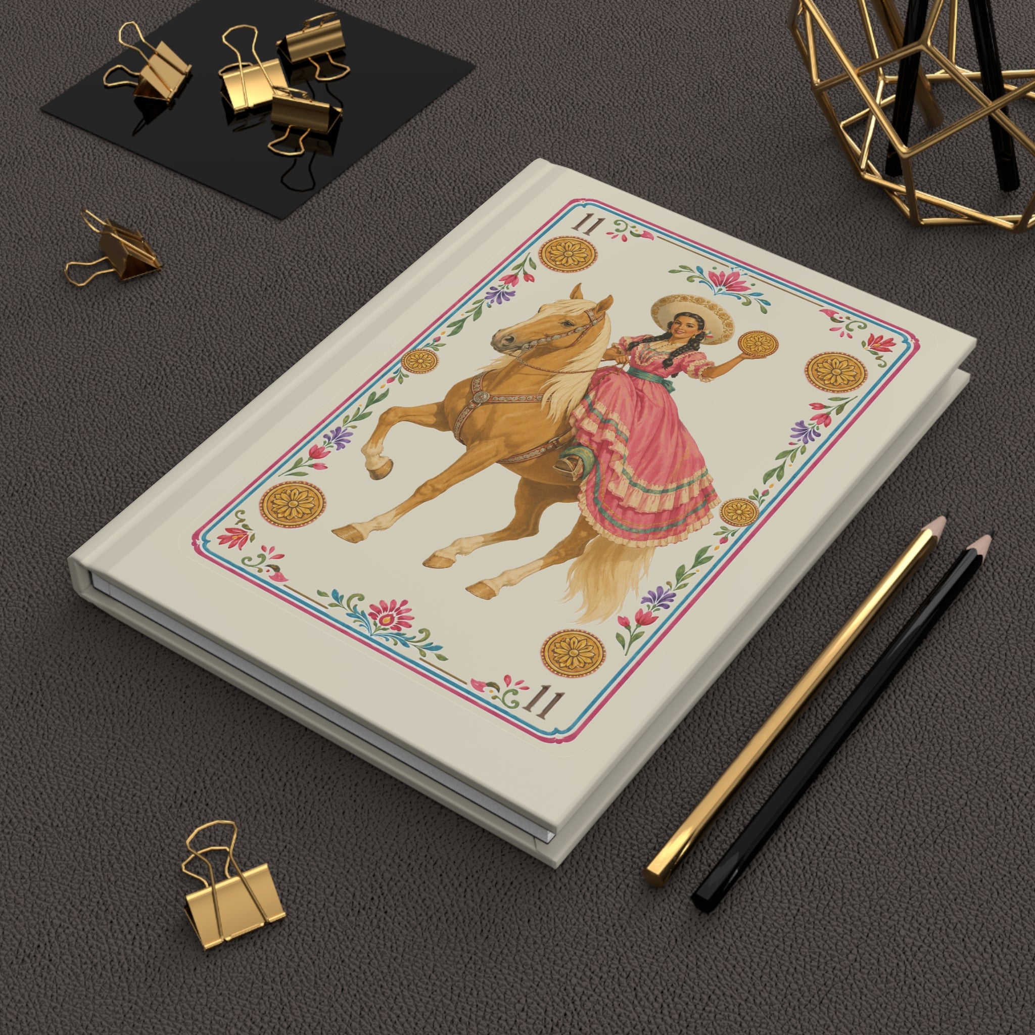 Mexican Baraja–Inspired Collection Hardcover Journal