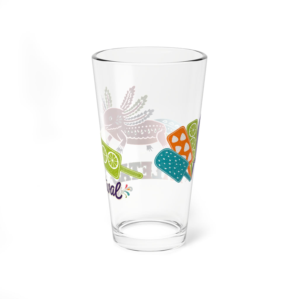 16oz Mixing Glass — Colorful Mexican Paleta & Alebrije Cocktail Glass