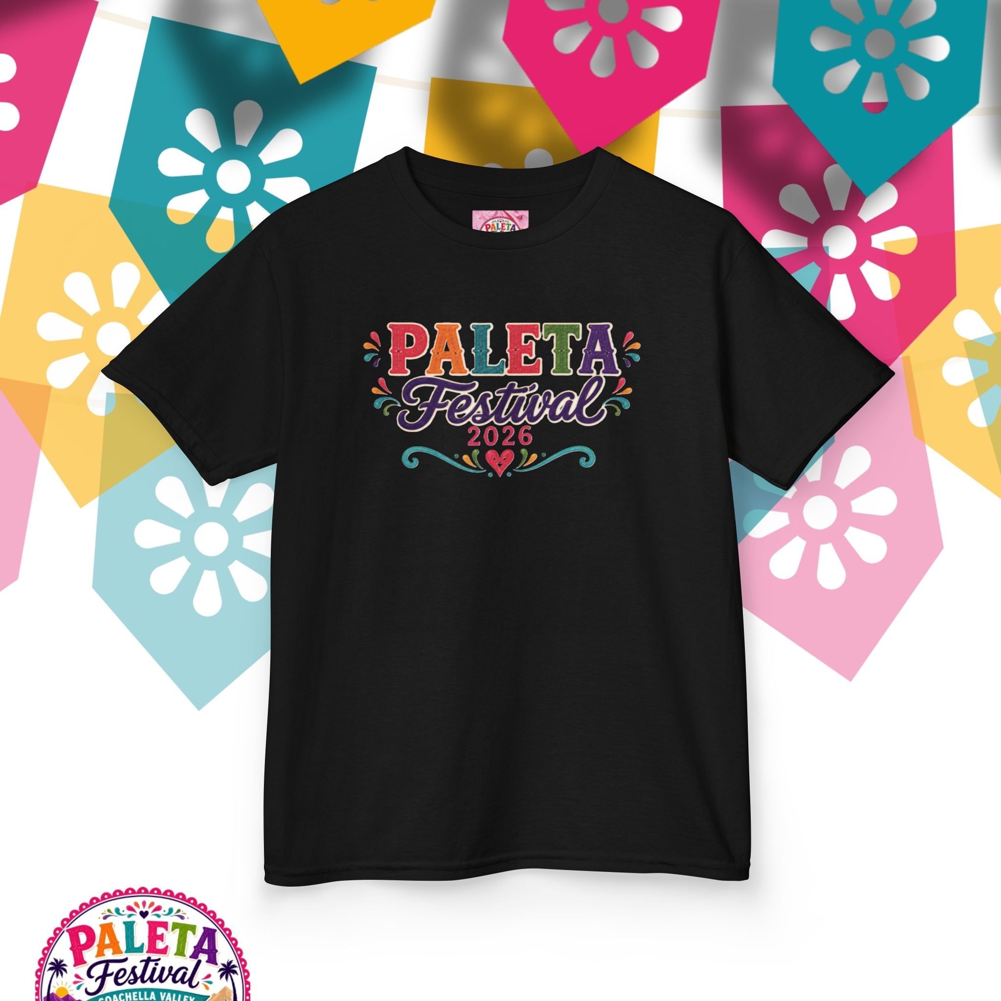 Paleta Festival Kids T-Shirt — "Paleta Festival 2026" Popsicle Tee