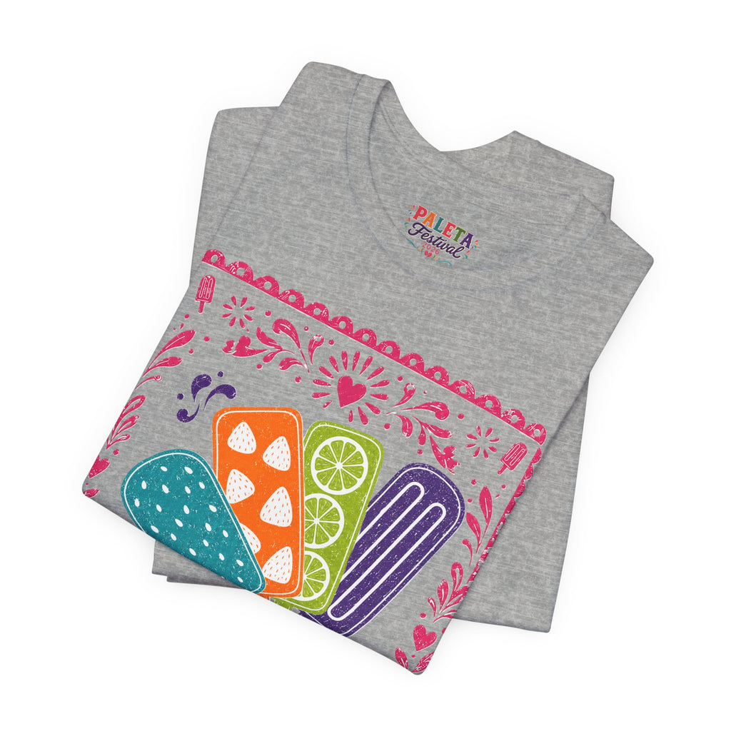 Paleta Festival Graphic Tee — Colorful Mexican Popsicle Shirt