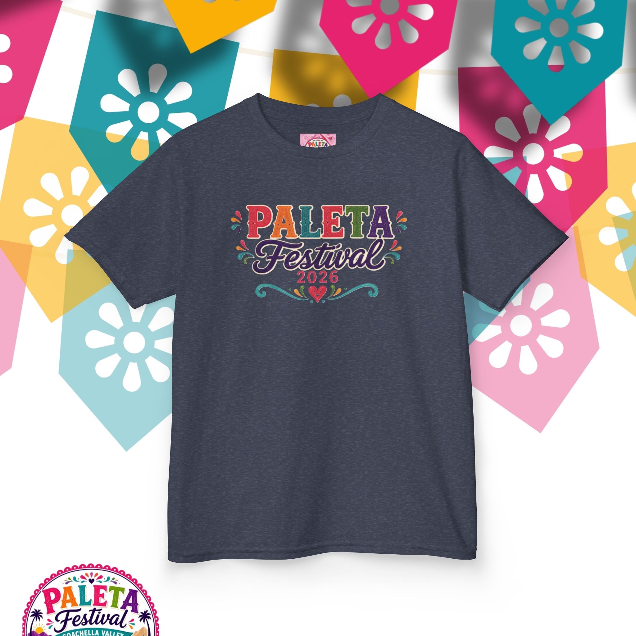 Paleta Festival Kids T-Shirt — "Paleta Festival 2026" Popsicle Tee