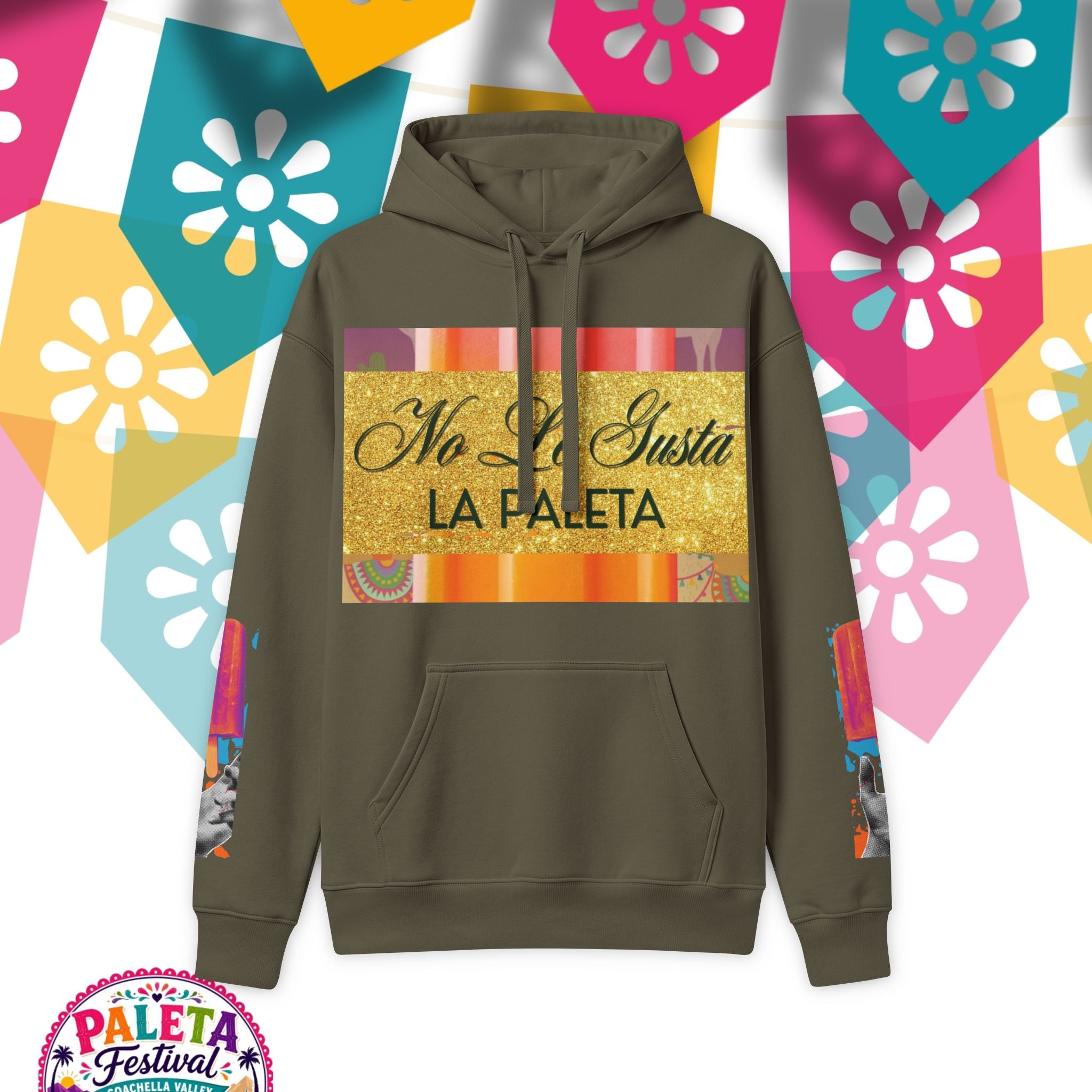 La Paleta Alpaca Hoodie — "No Se Gusta La Paleta" Cream Pullover