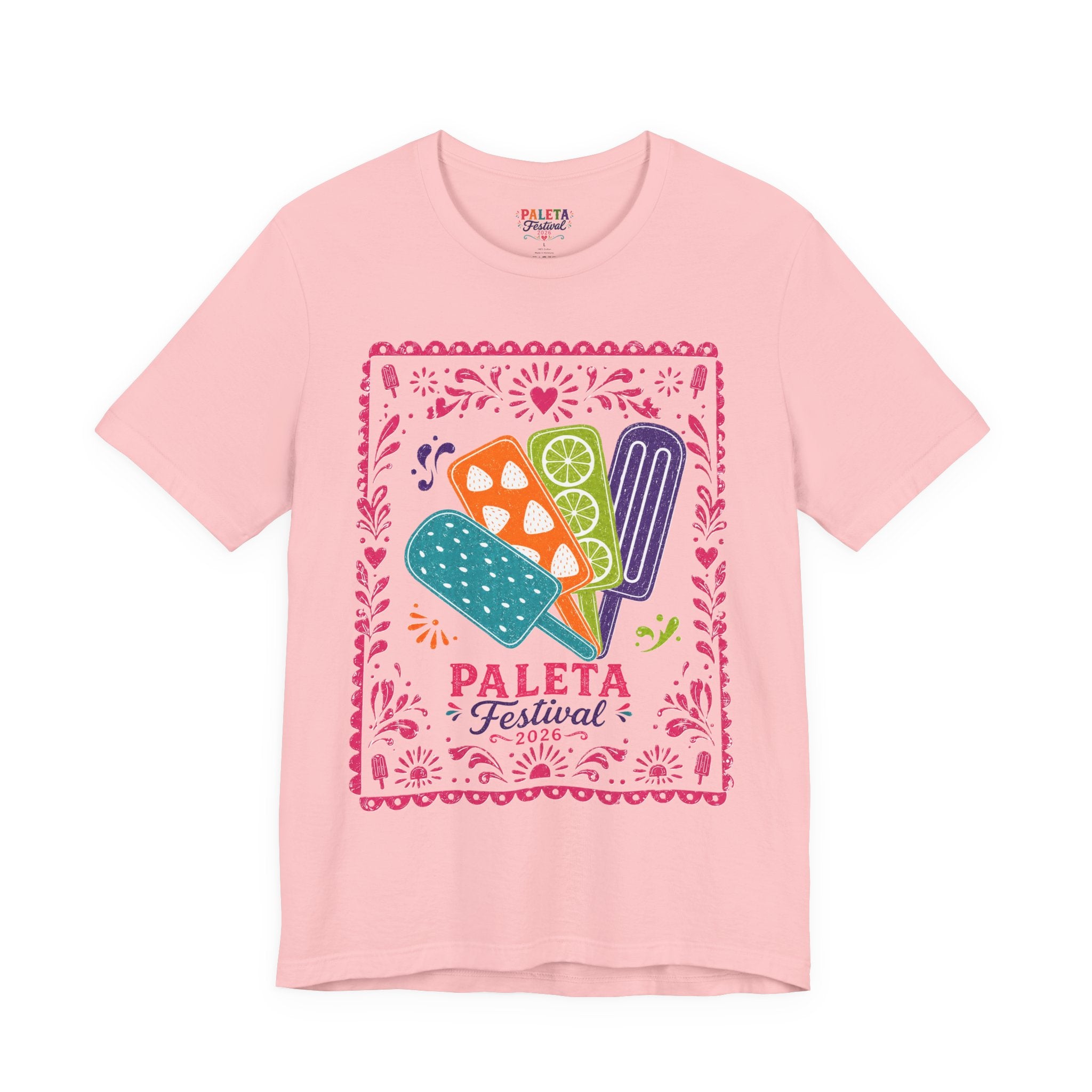 Paleta Festival Graphic Tee — Colorful Mexican Popsicle Shirt