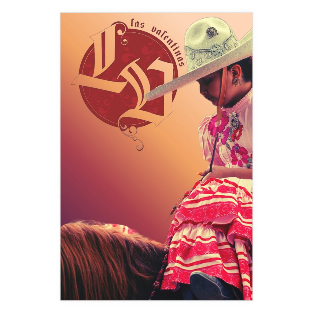 Silk Poster — Mexican Charro Girl Decorative Print (Indoor/Outdoor)
