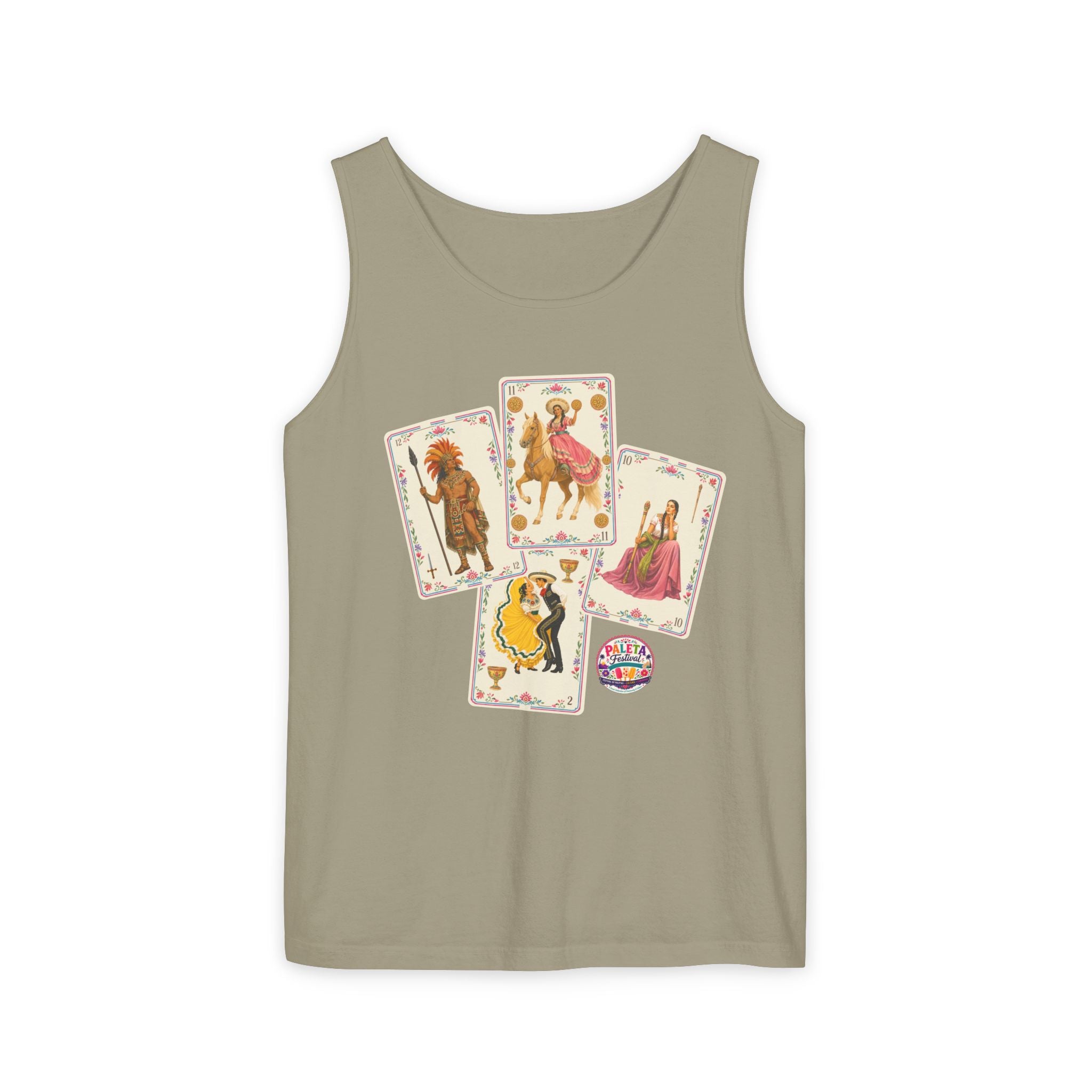 Mexican Baraja–Inspired Collection Art Tank Top