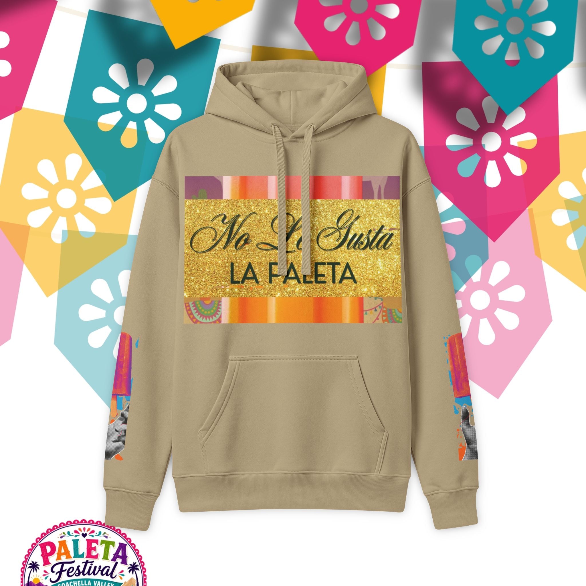 La Paleta Alpaca Hoodie — "No Se Gusta La Paleta" Cream Pullover