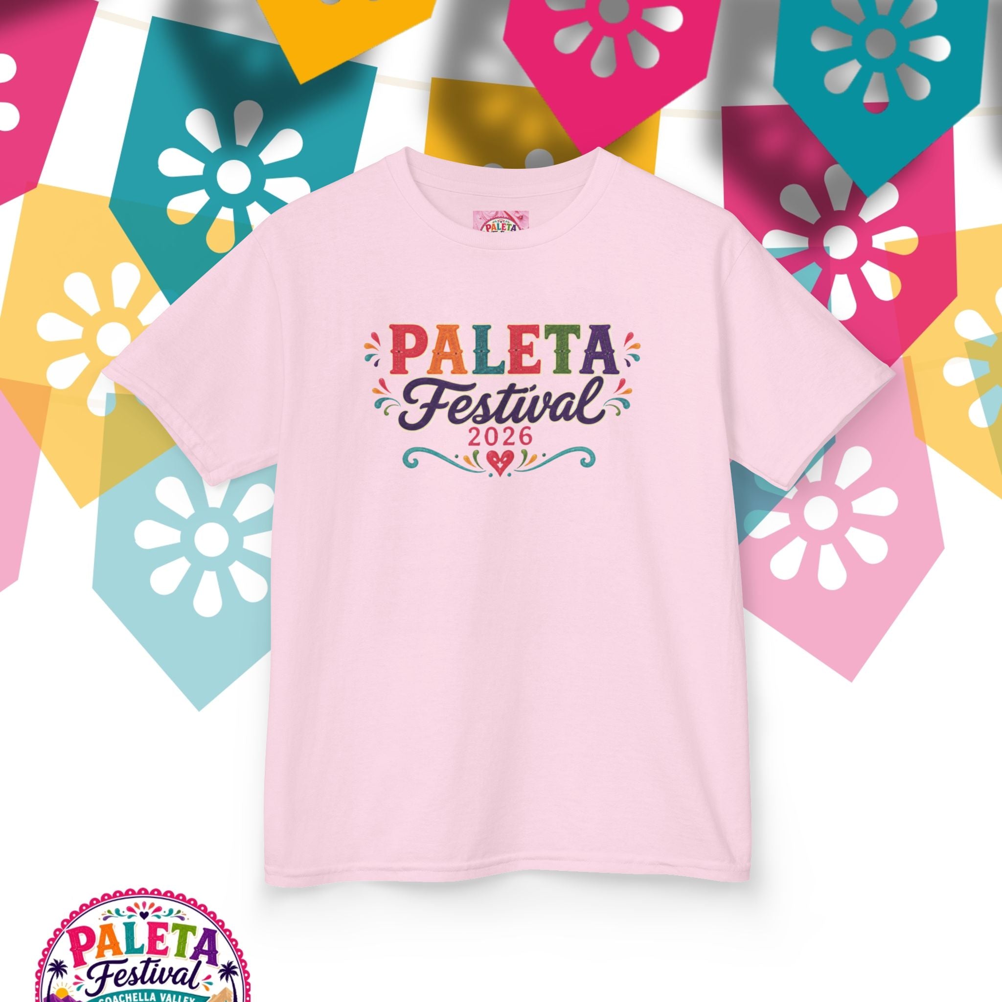 Paleta Festival Kids T-Shirt — "Paleta Festival 2026" Popsicle Tee