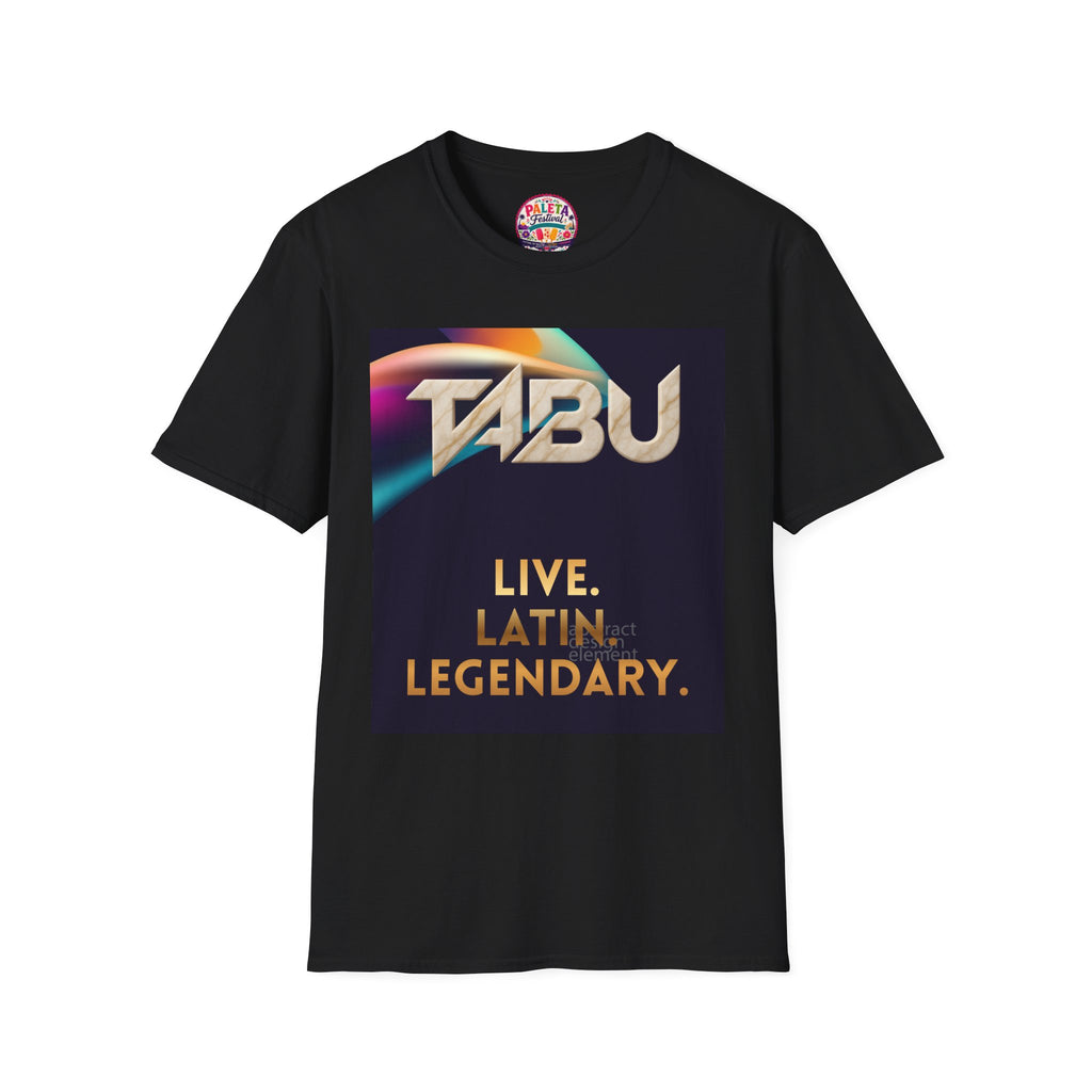 Tabu Logo T-Shirt — Live Latin Legendary Vintage Band Tee