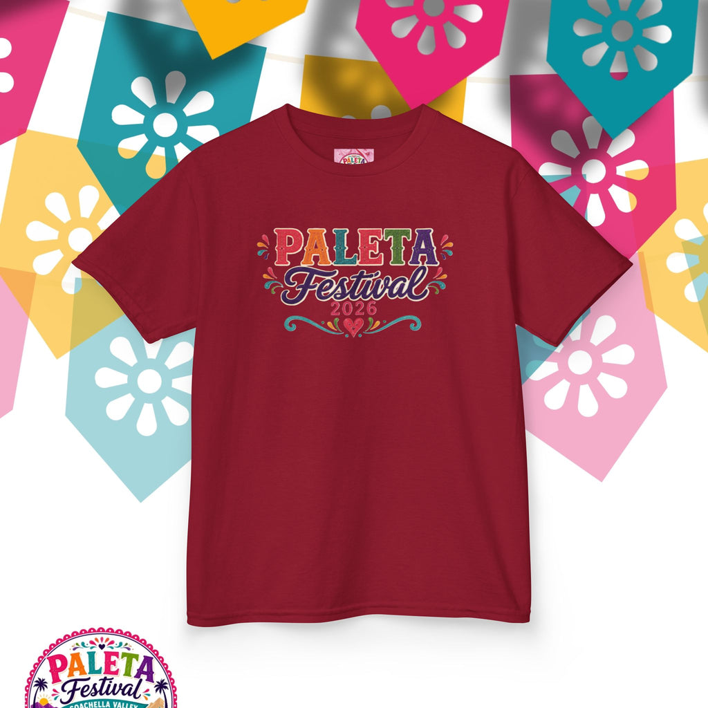 Paleta Festival Kids T-Shirt — "Paleta Festival 2026" Popsicle Tee