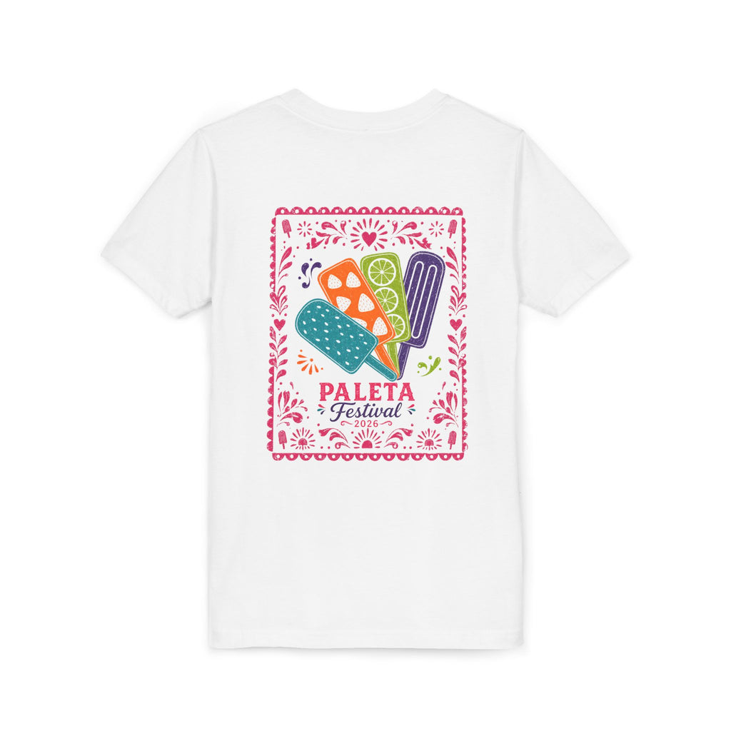Youth Paleta Festival T‑Shirt — Colorful Mexican Popsicle Graphic Tee