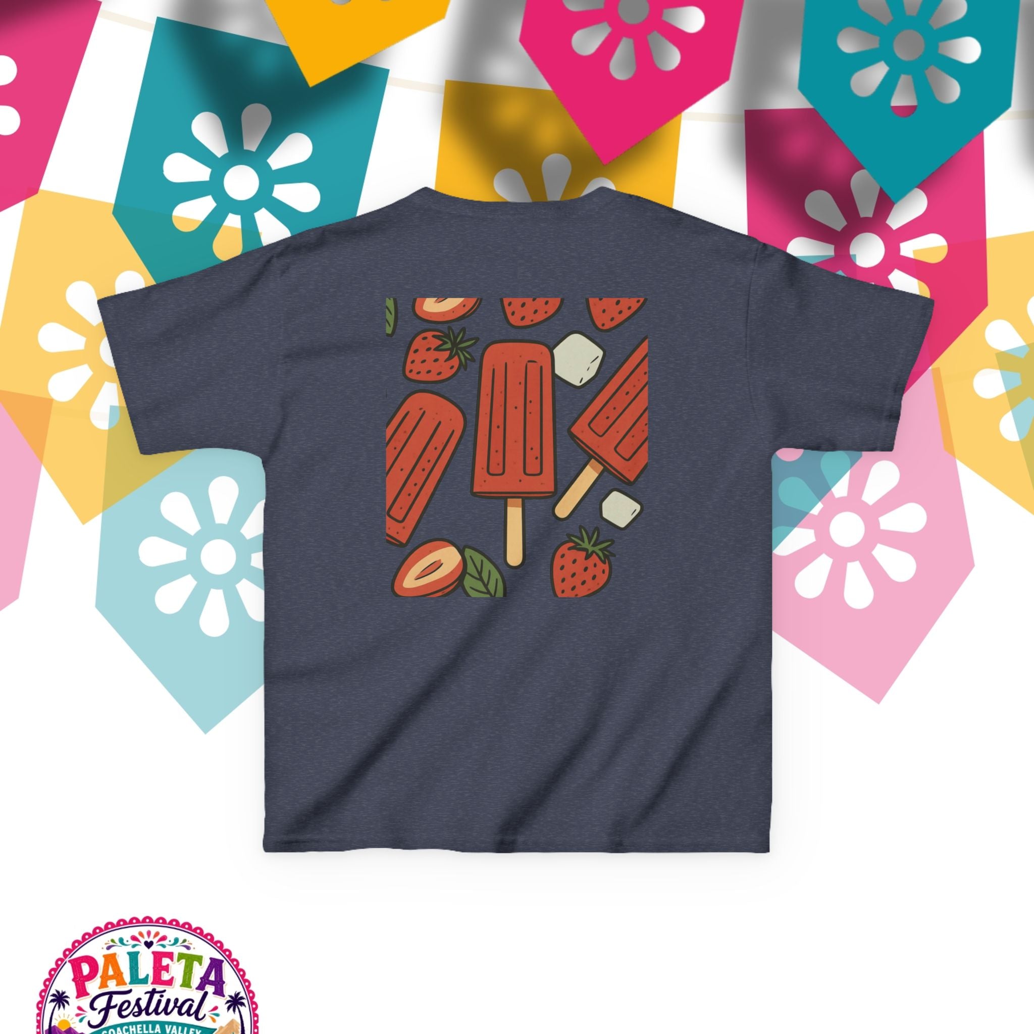 Paleta Festival Kids T-Shirt — "Paleta Festival 2026" Popsicle Tee