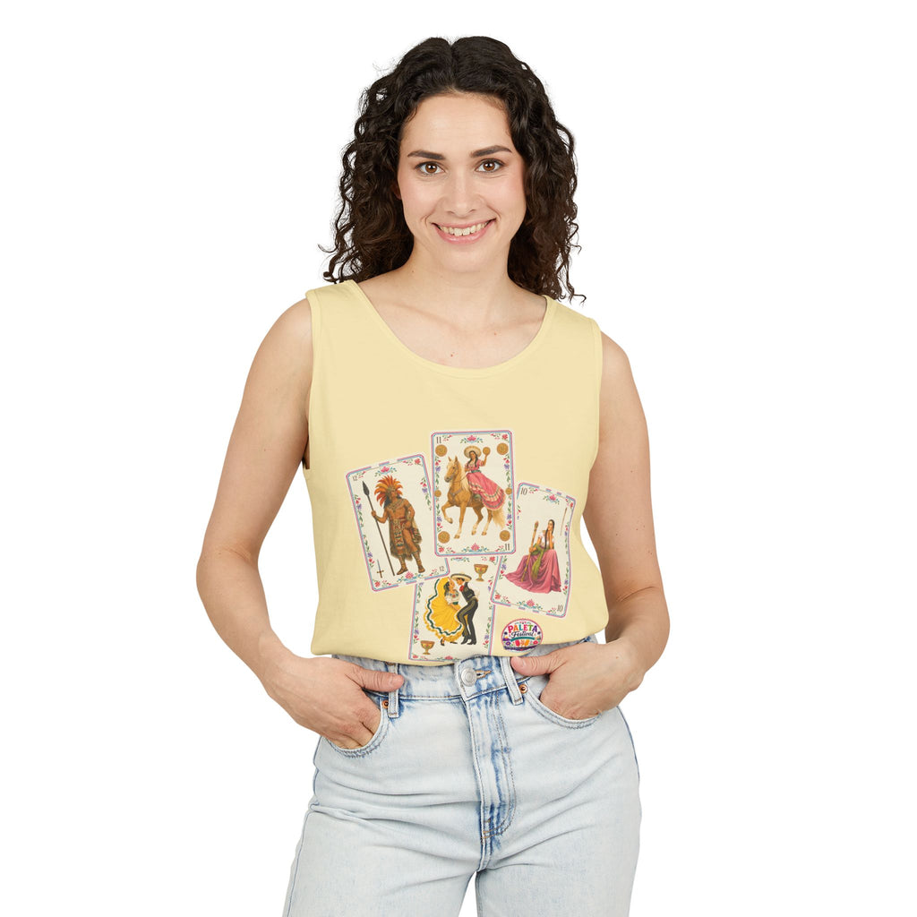 Mexican Baraja–Inspired Collection Art Tank Top