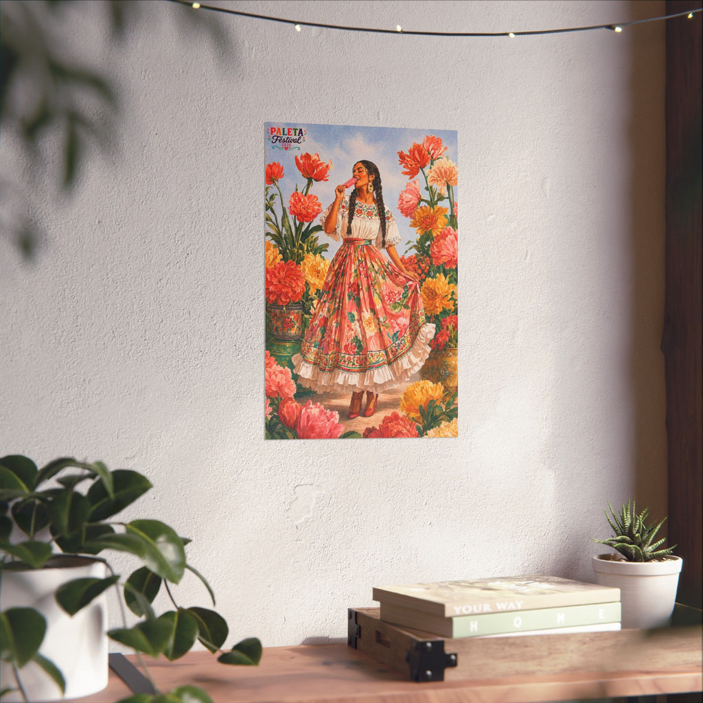 Paleta Señorita Art Print Poster