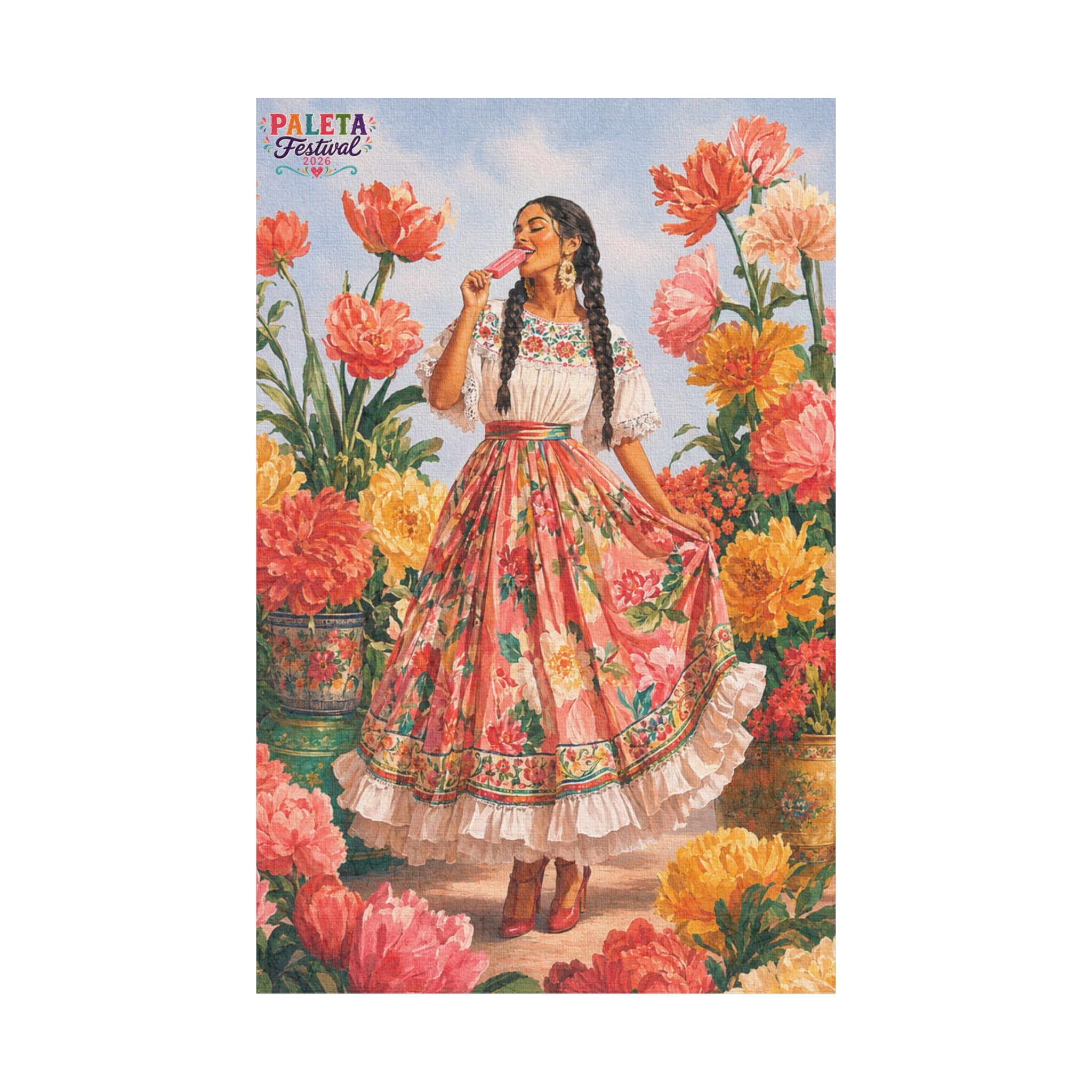 Paleta Señorita Art Print Poster