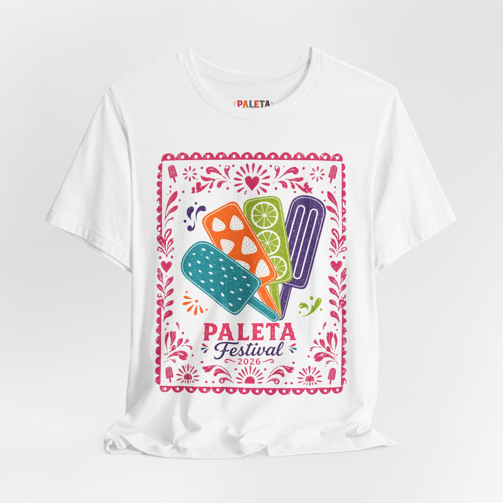 Paleta Festival Graphic Tee — Colorful Mexican Popsicle Shirt