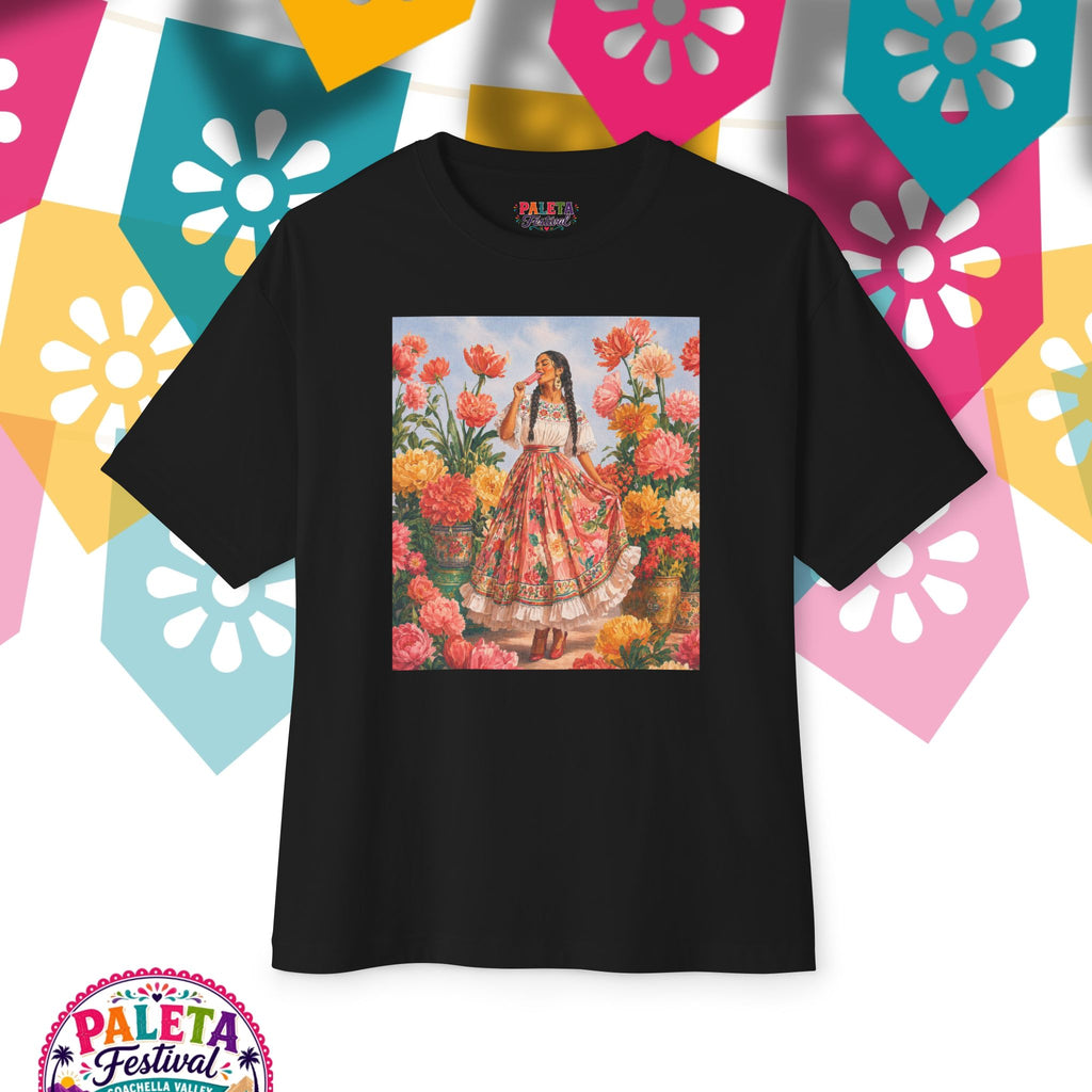 Floral Fiesta Tee — Mexican Folk Dress Graphic T-Shirt
