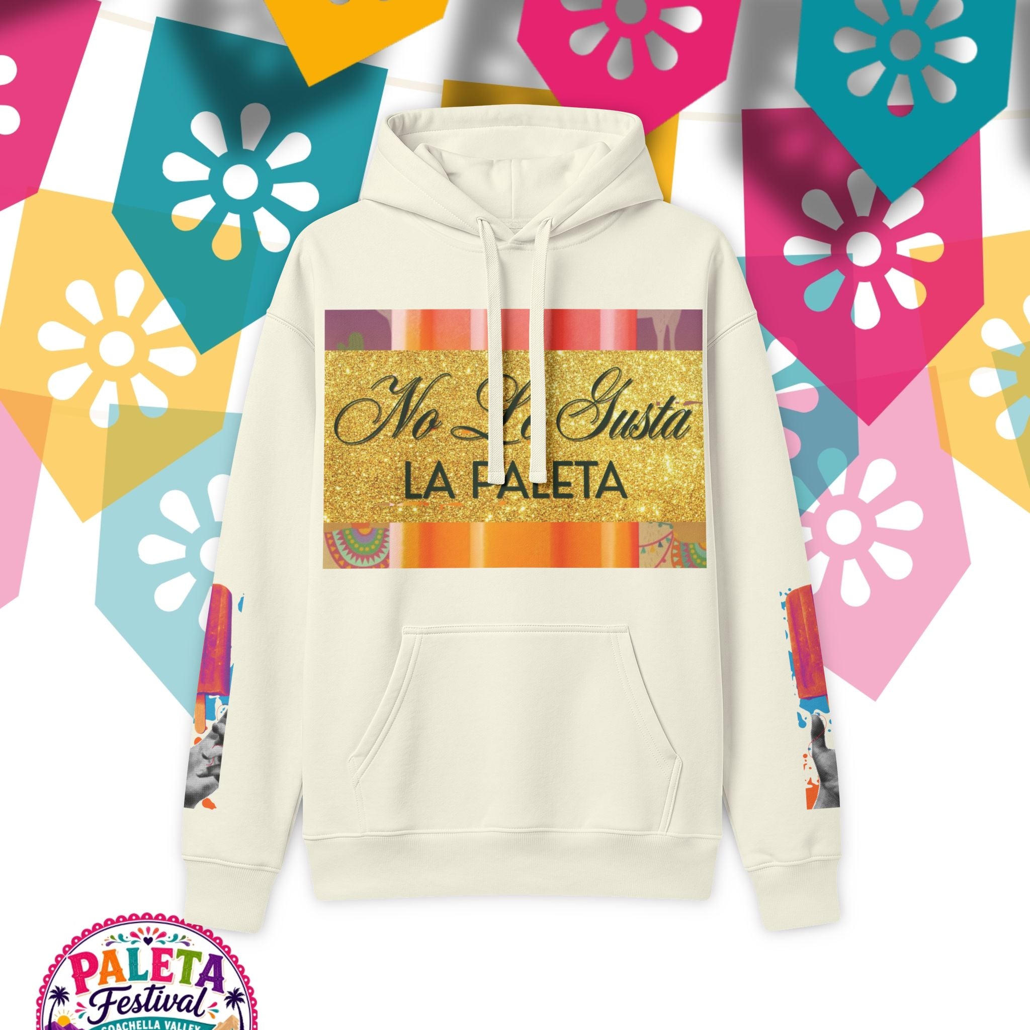 La Paleta Alpaca Hoodie — "No Se Gusta La Paleta" Cream Pullover