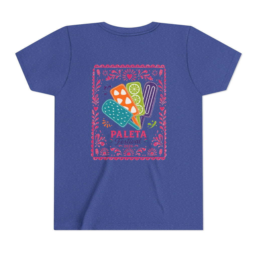 Youth Paleta Festival T‑Shirt — Colorful Mexican Popsicle Graphic Tee