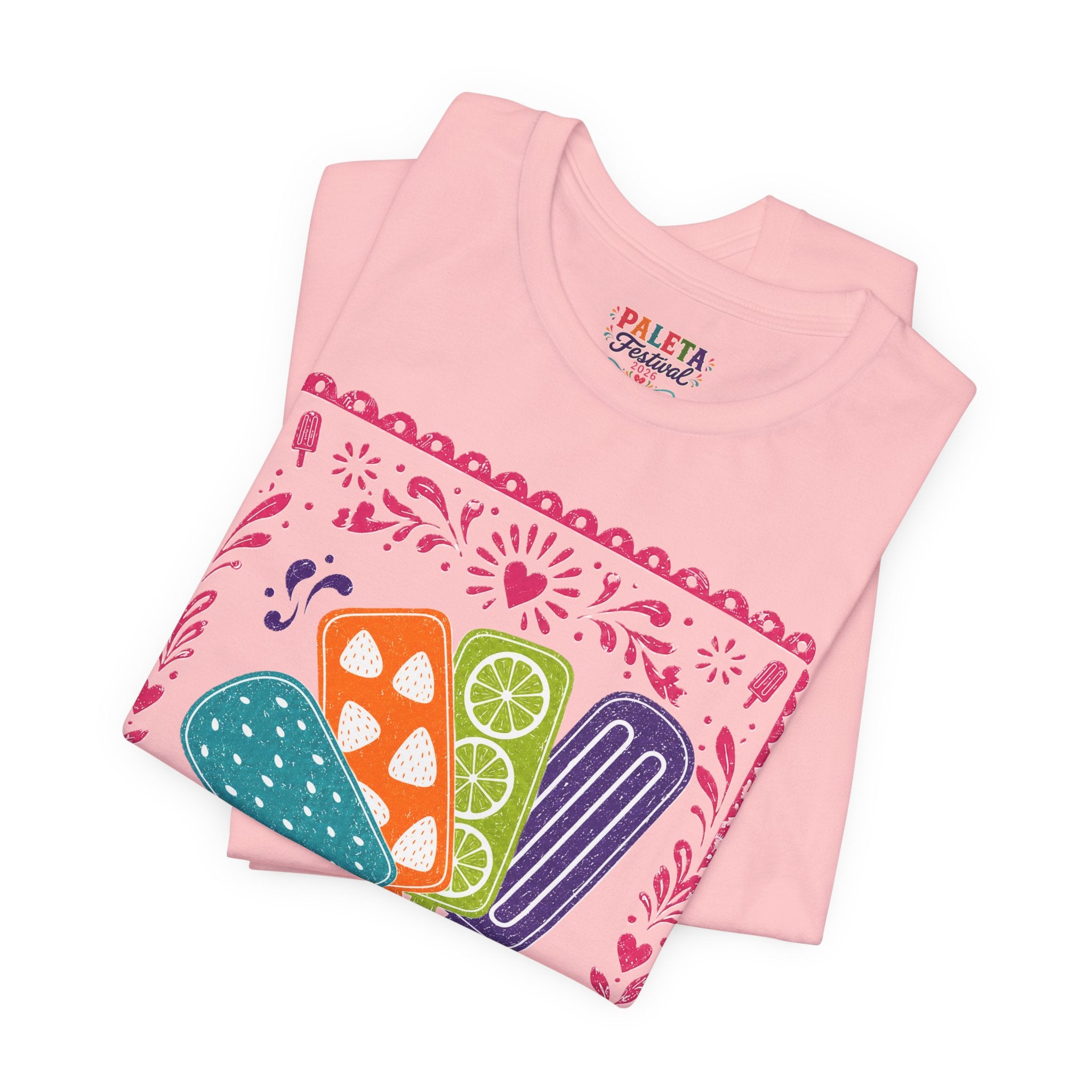 Paleta Festival Graphic Tee — Colorful Mexican Popsicle Shirt