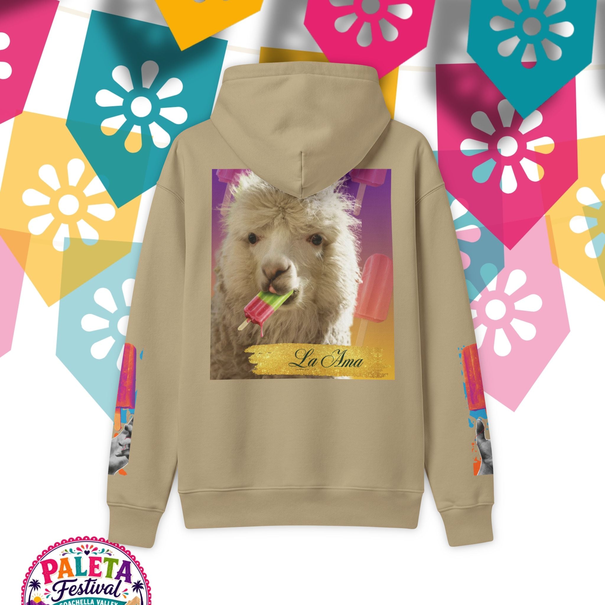 La Paleta Alpaca Hoodie — "No Se Gusta La Paleta" Cream Pullover
