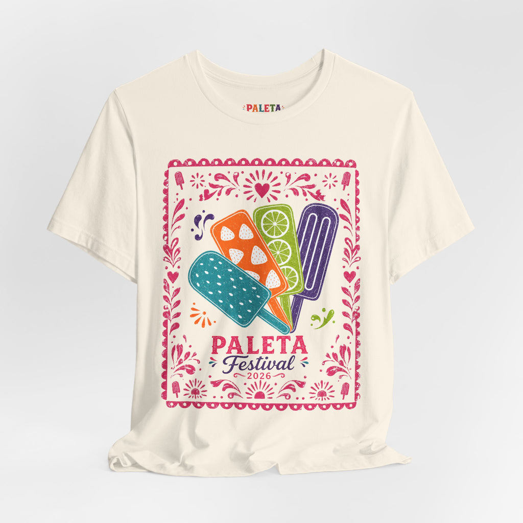 Paleta Festival Graphic Tee — Colorful Mexican Popsicle Shirt