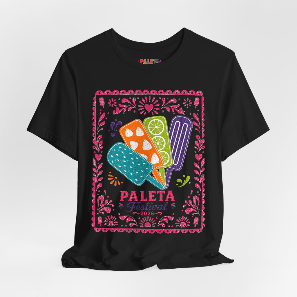 Paleta Festival Graphic Tee — Colorful Mexican Popsicle Shirt