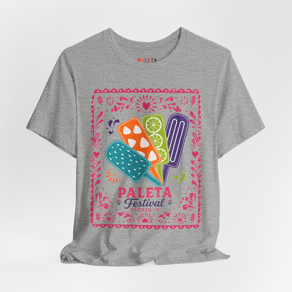 Paleta Festival Graphic Tee — Colorful Mexican Popsicle Shirt