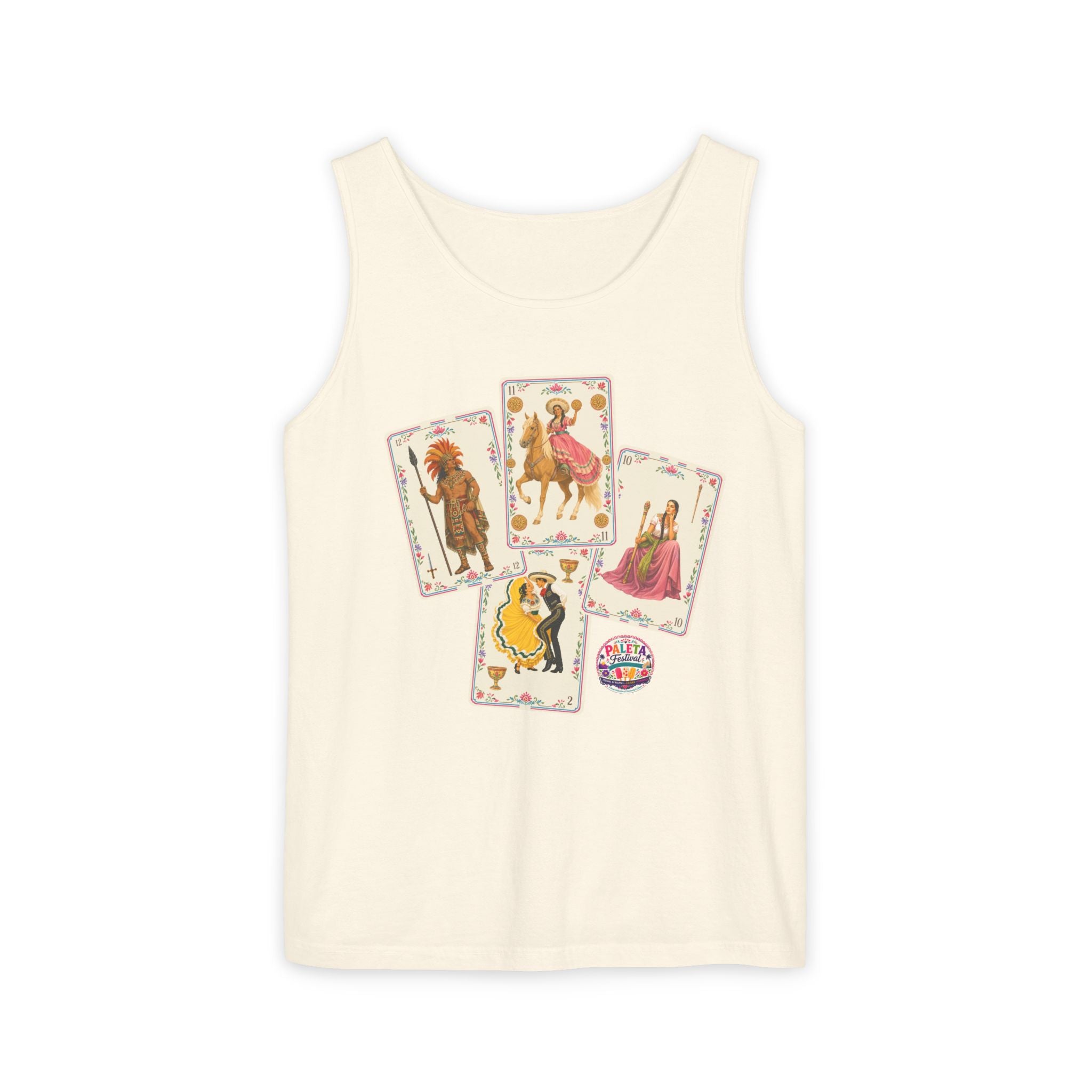 Mexican Baraja–Inspired Collection Art Tank Top