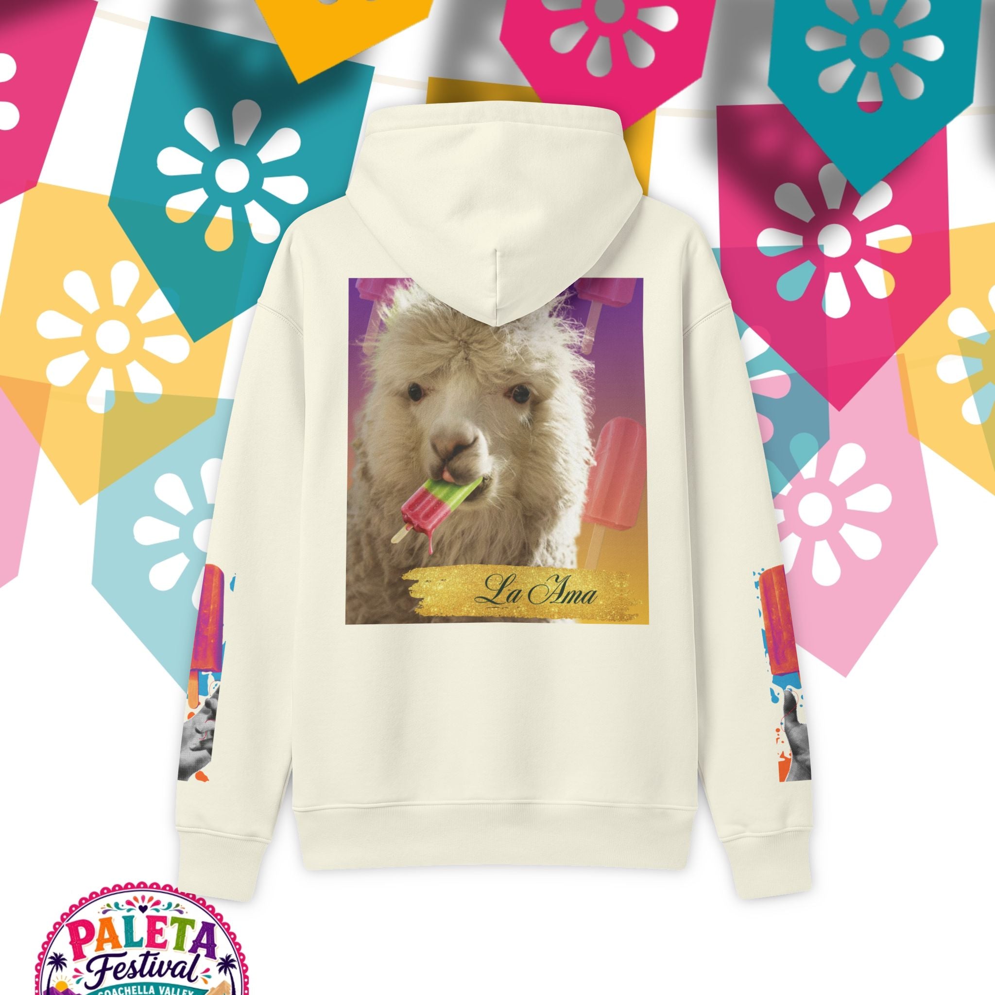 La Paleta Alpaca Hoodie — "No Se Gusta La Paleta" Cream Pullover