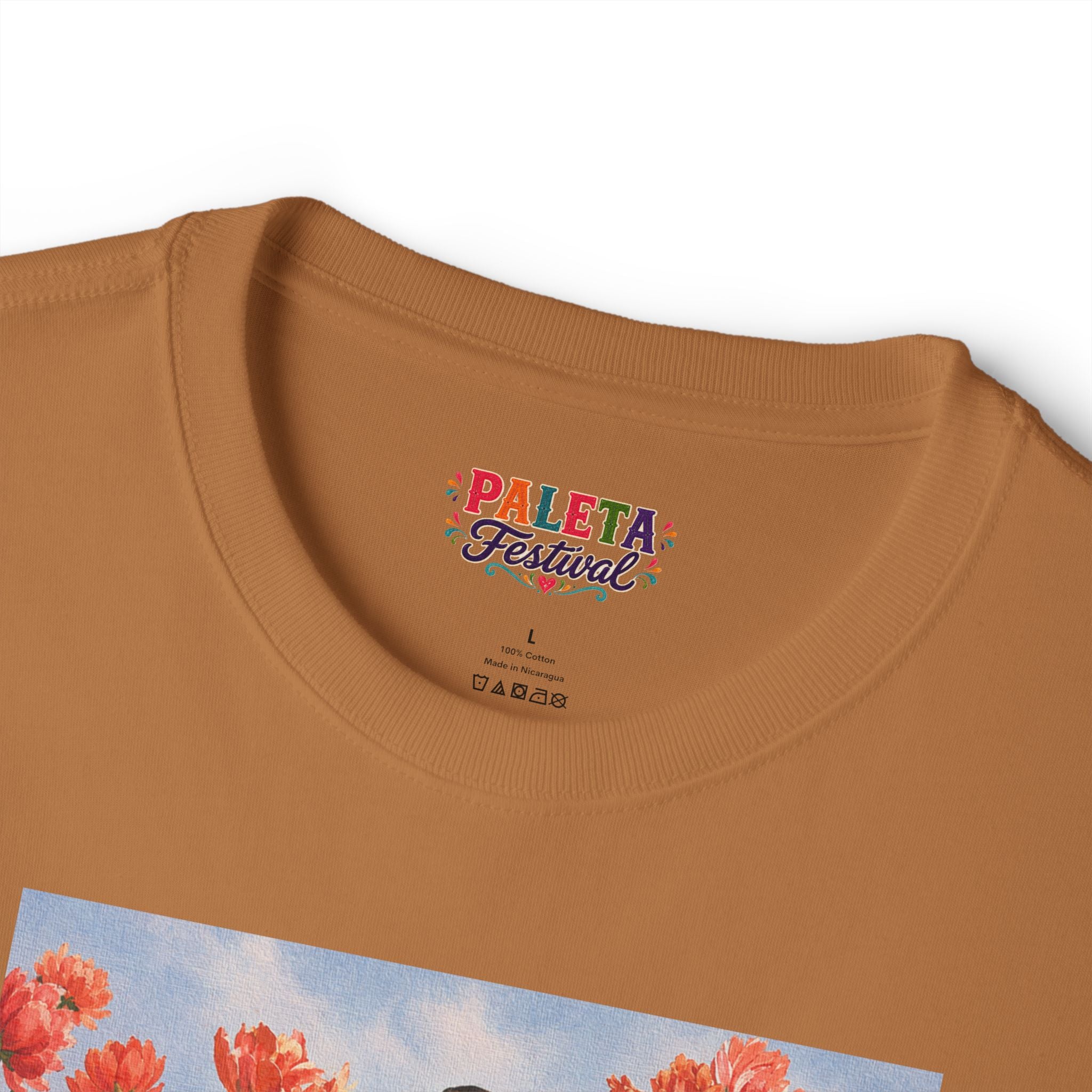 Floral Fiesta Tee — Mexican Folk Dress Graphic T-Shirt