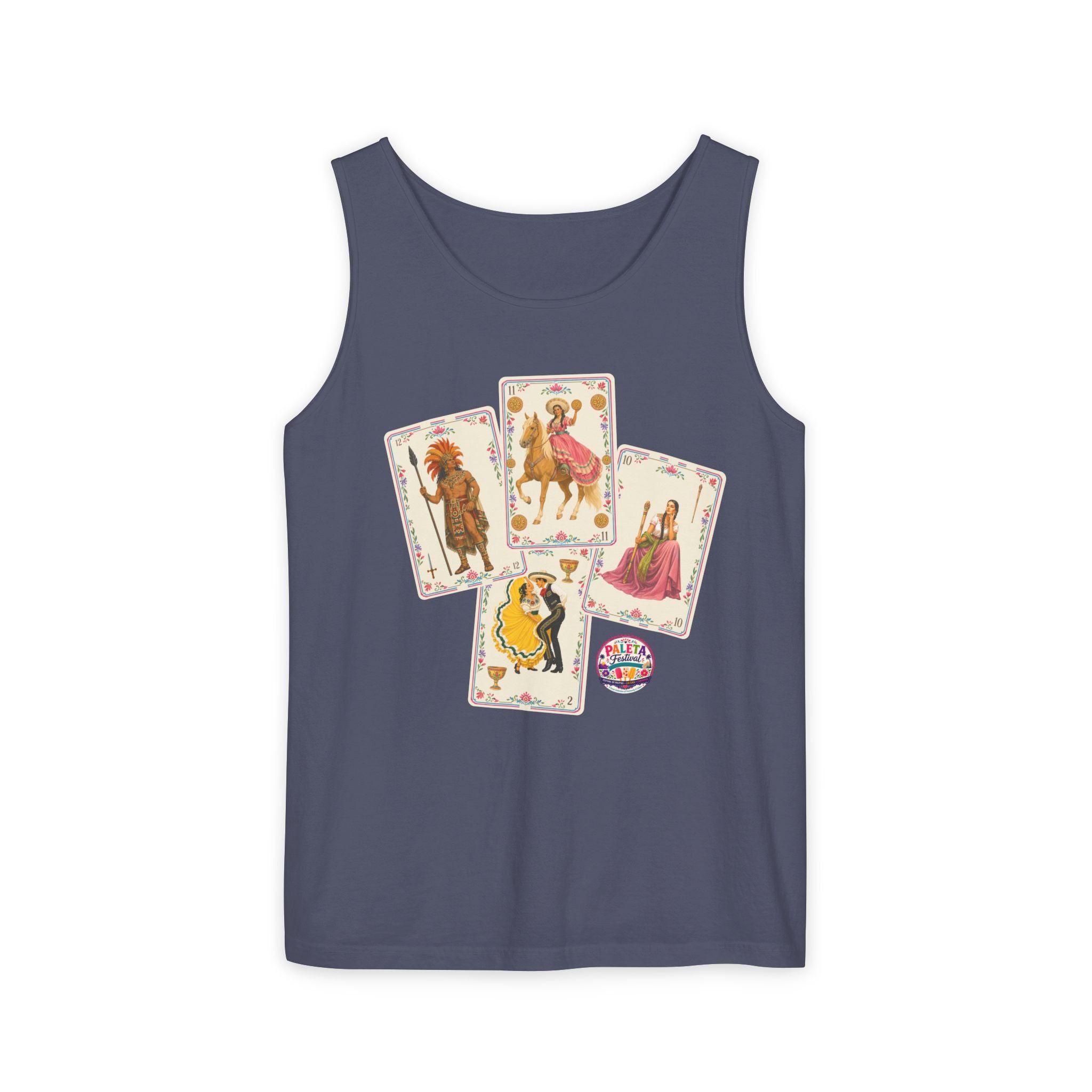 Mexican Baraja–Inspired Collection Art Tank Top