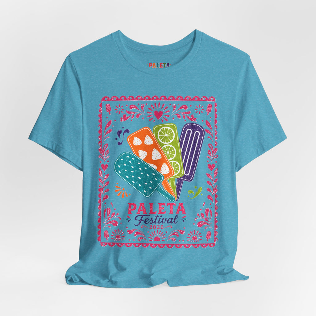 Paleta Festival Graphic Tee — Colorful Mexican Popsicle Shirt