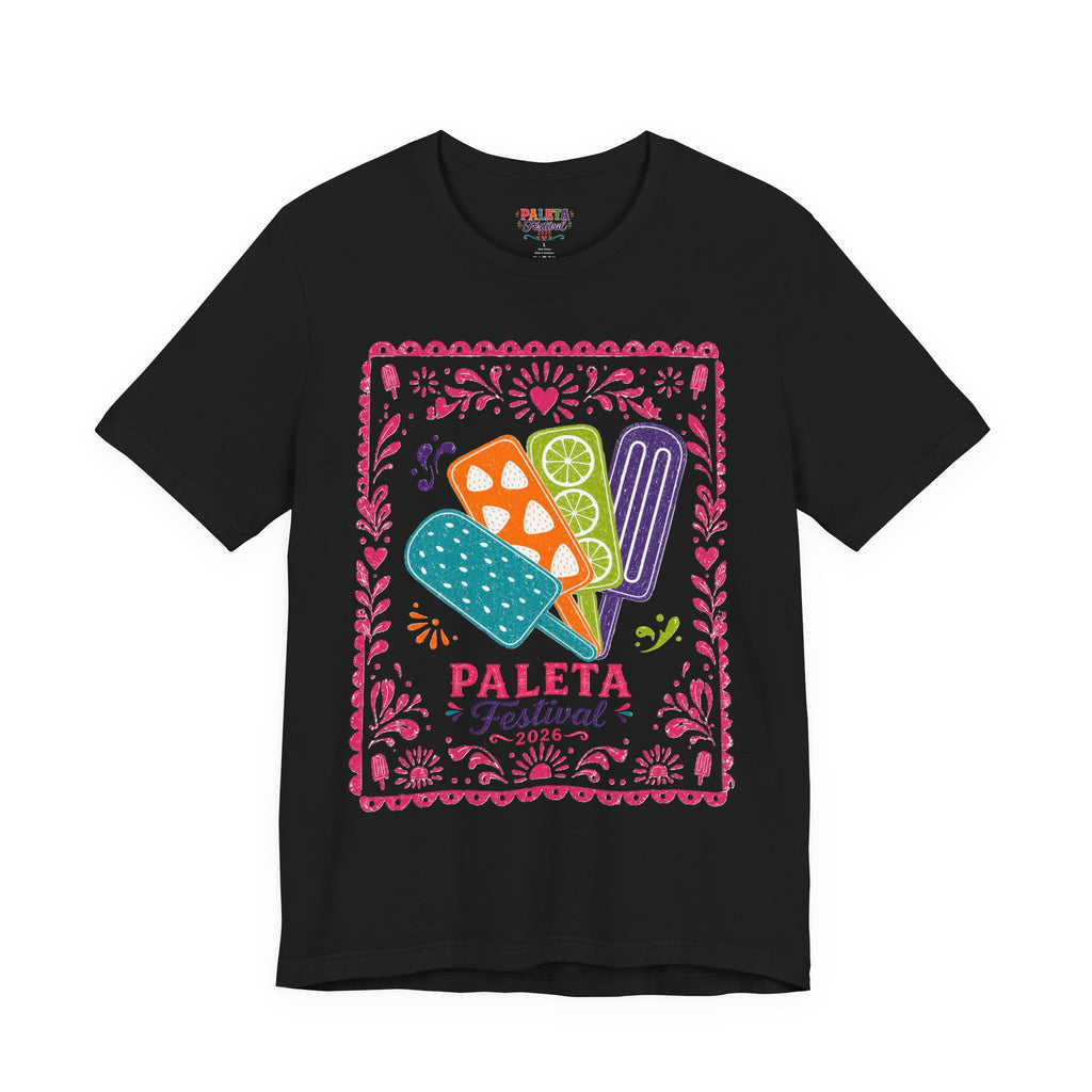 Paleta Festival Graphic Tee — Colorful Mexican Popsicle Shirt