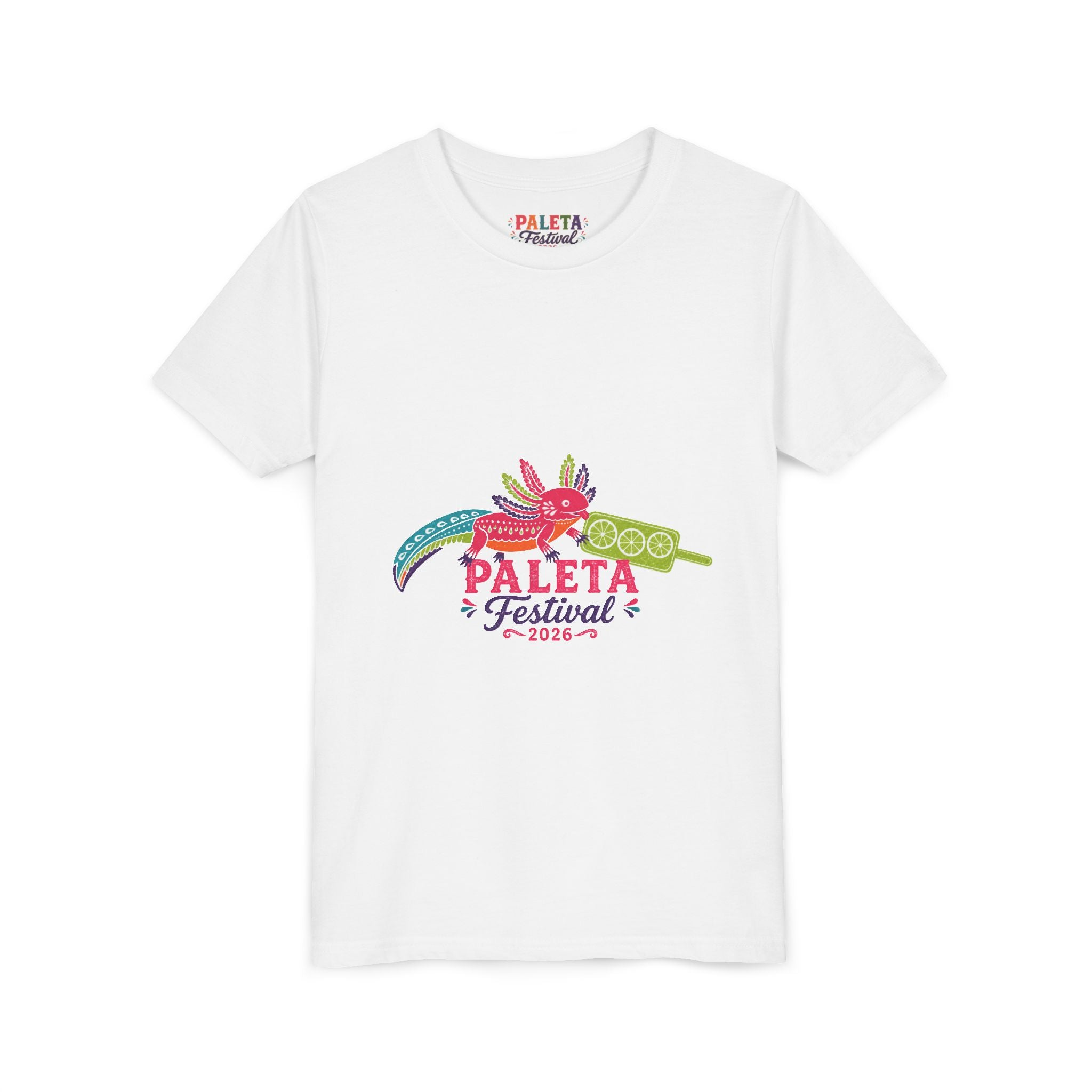 Youth Paleta Festival T‑Shirt — Colorful Mexican Popsicle Graphic Tee