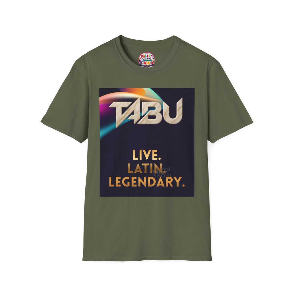 Tabu Logo T-Shirt — Live Latin Legendary Vintage Band Tee