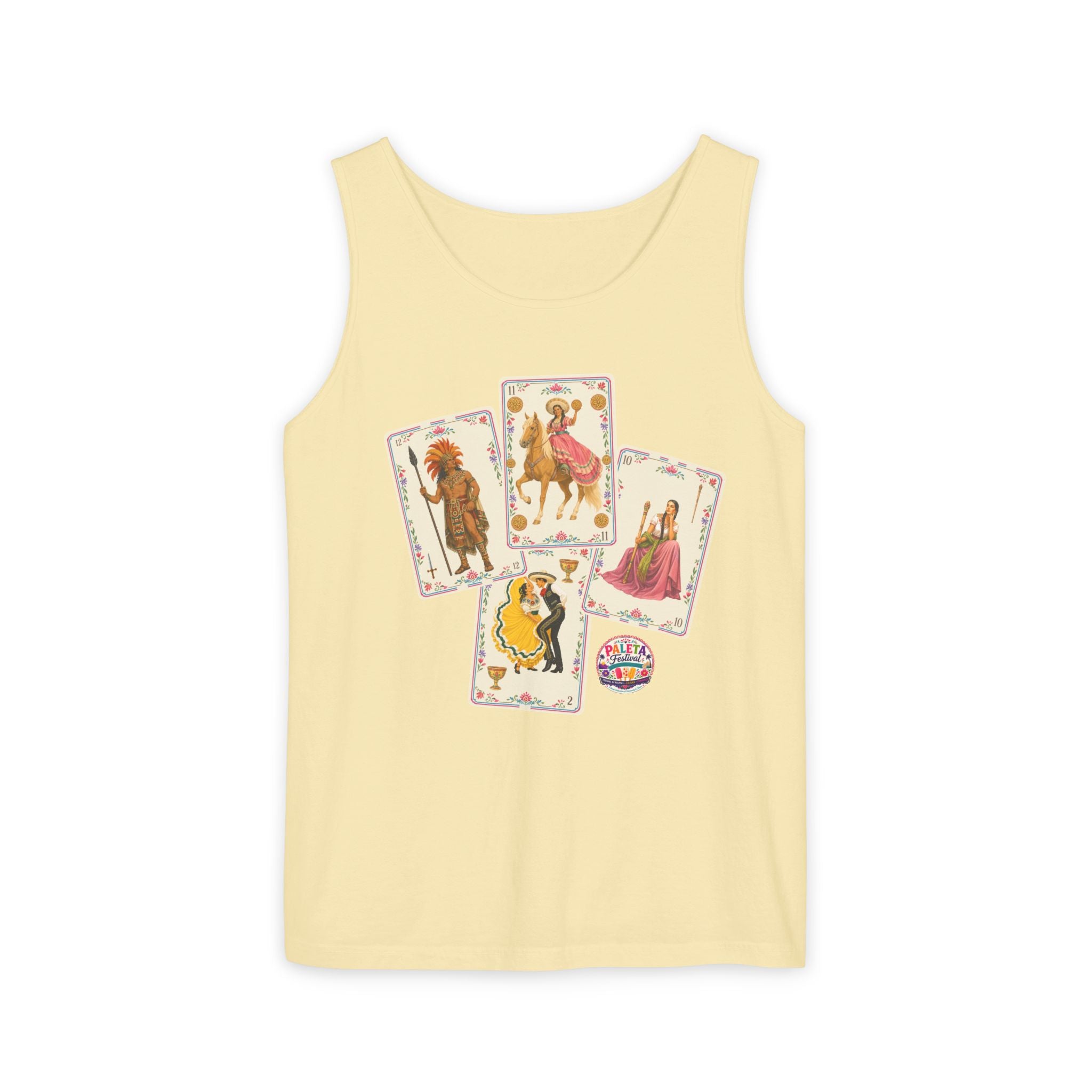 Mexican Baraja–Inspired Collection Art Tank Top