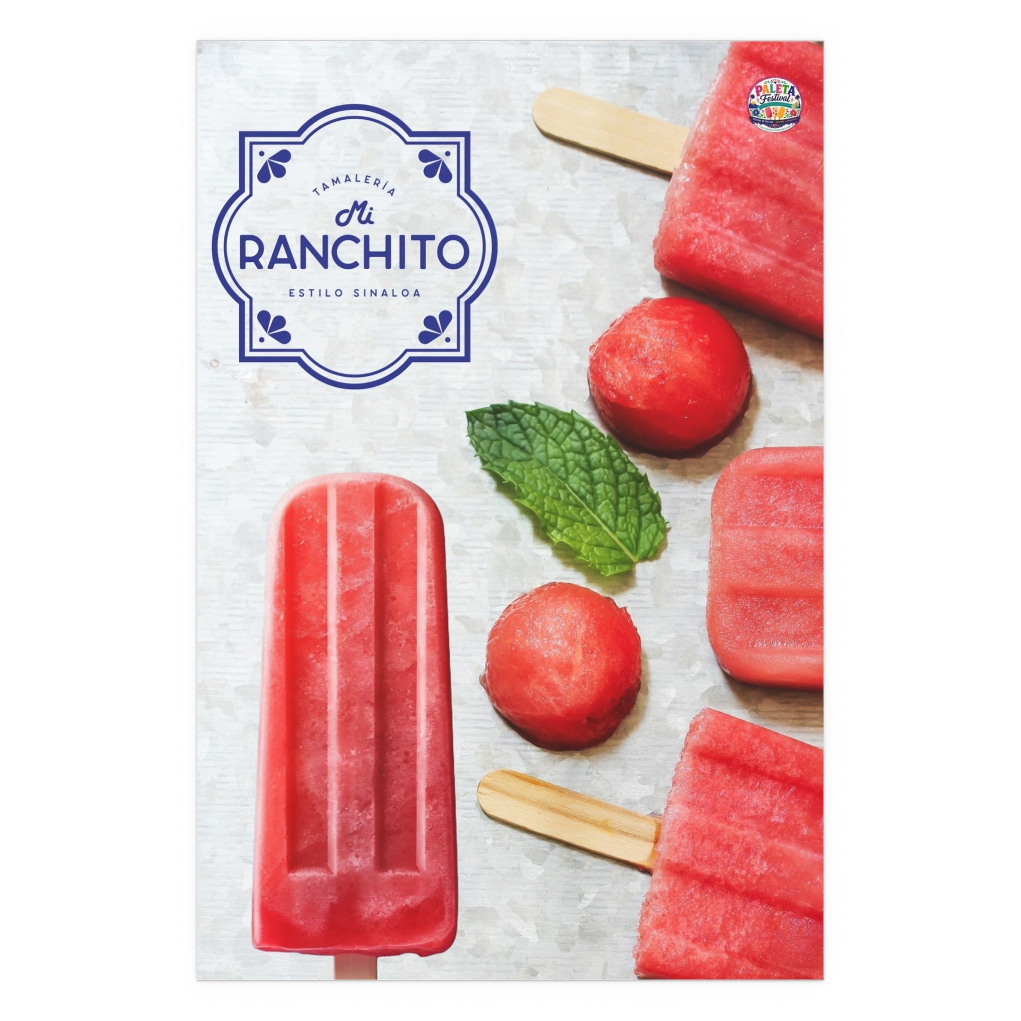 Tamaleria Mi Ranchito Fresas Paleta