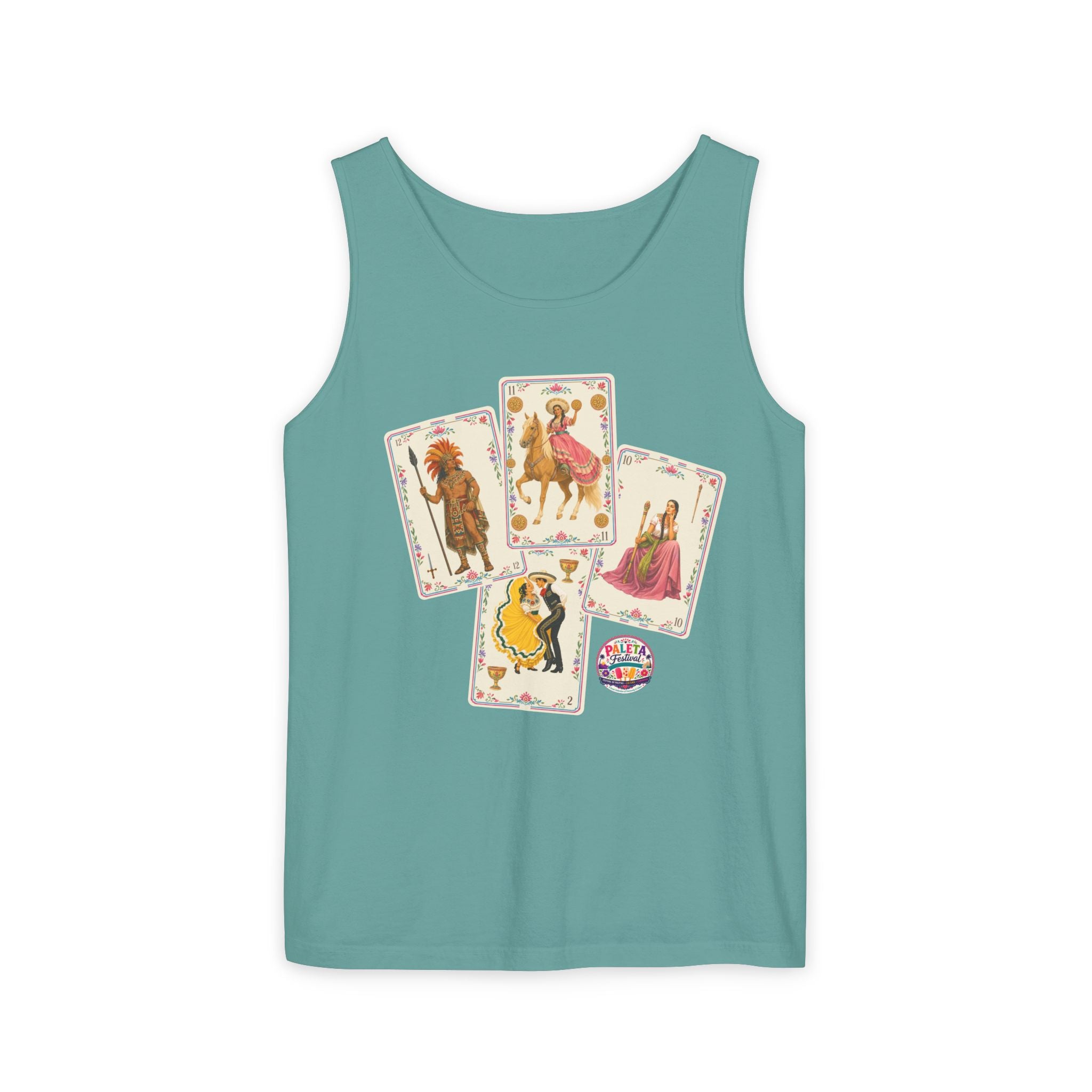 Mexican Baraja–Inspired Collection Art Tank Top