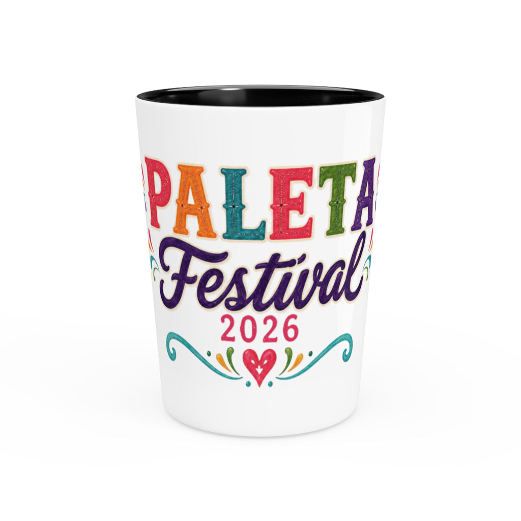 Paleta Festival 2026 Shot Glass Souvenir