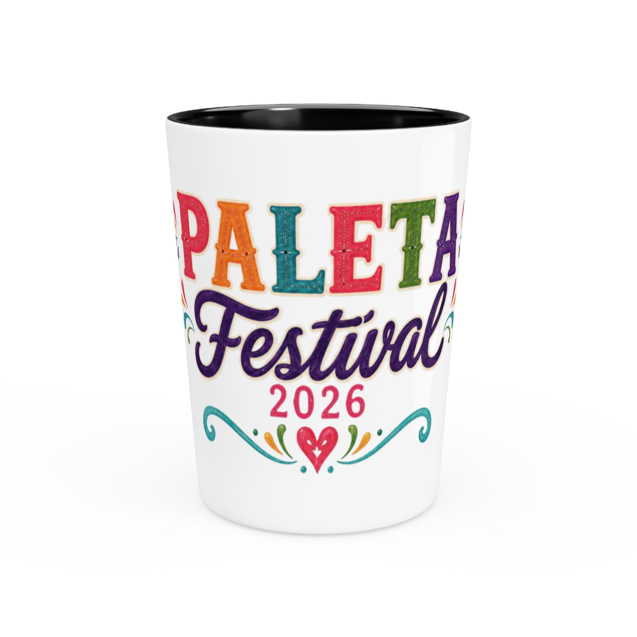 Paleta Festival 2026 Shot Glass Souvenir