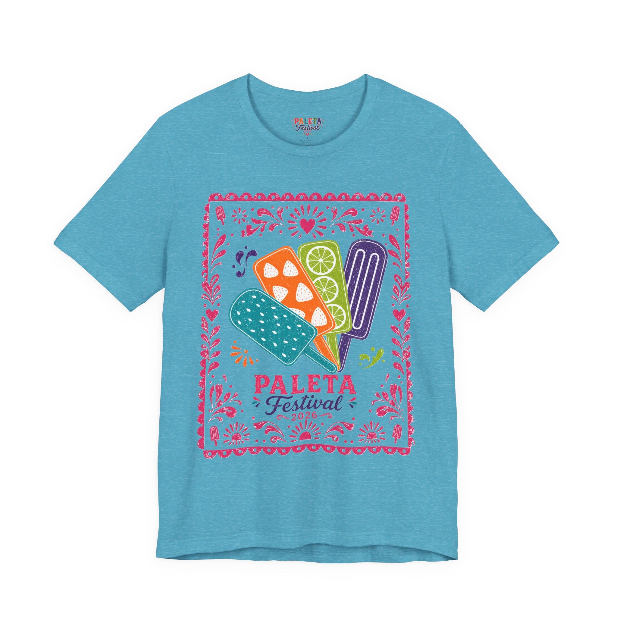 Paleta Festival Graphic Tee — Colorful Mexican Popsicle Shirt