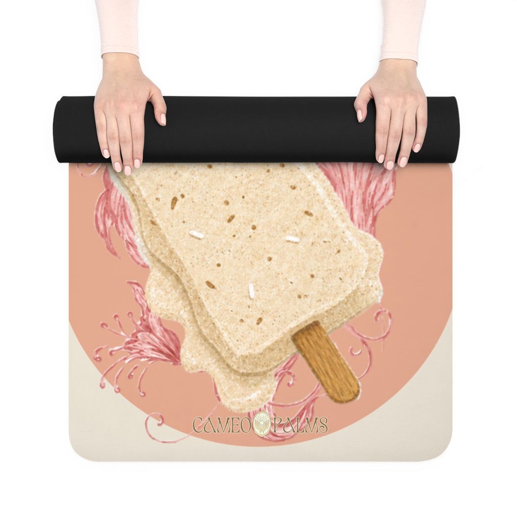 Popsicle Paleta Rubber Yoga Mat — Non‑Slip Summer Ice Cream Design