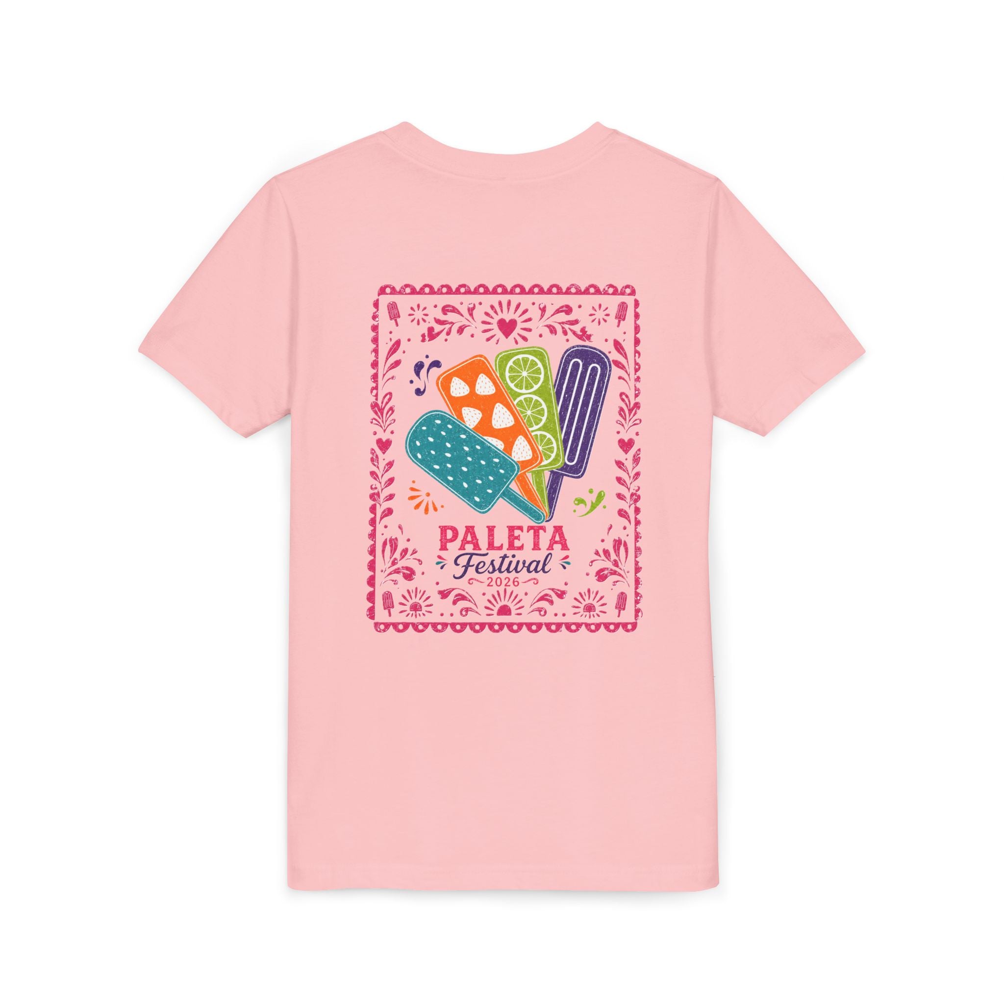 Youth Paleta Festival T‑Shirt — Colorful Mexican Popsicle Graphic Tee
